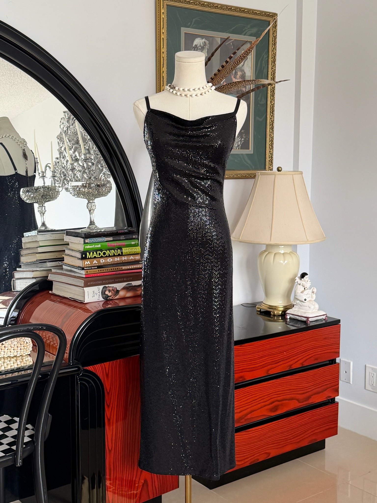 Bebe Black Liquid Sheen Slip Dress – Arcane Angel