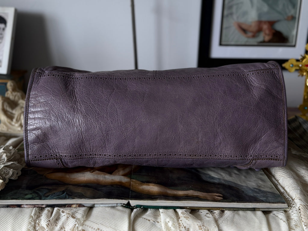 Balenciaga Classic Work Bag in Dusty Lavender Arena Lambskin (c. 2007)