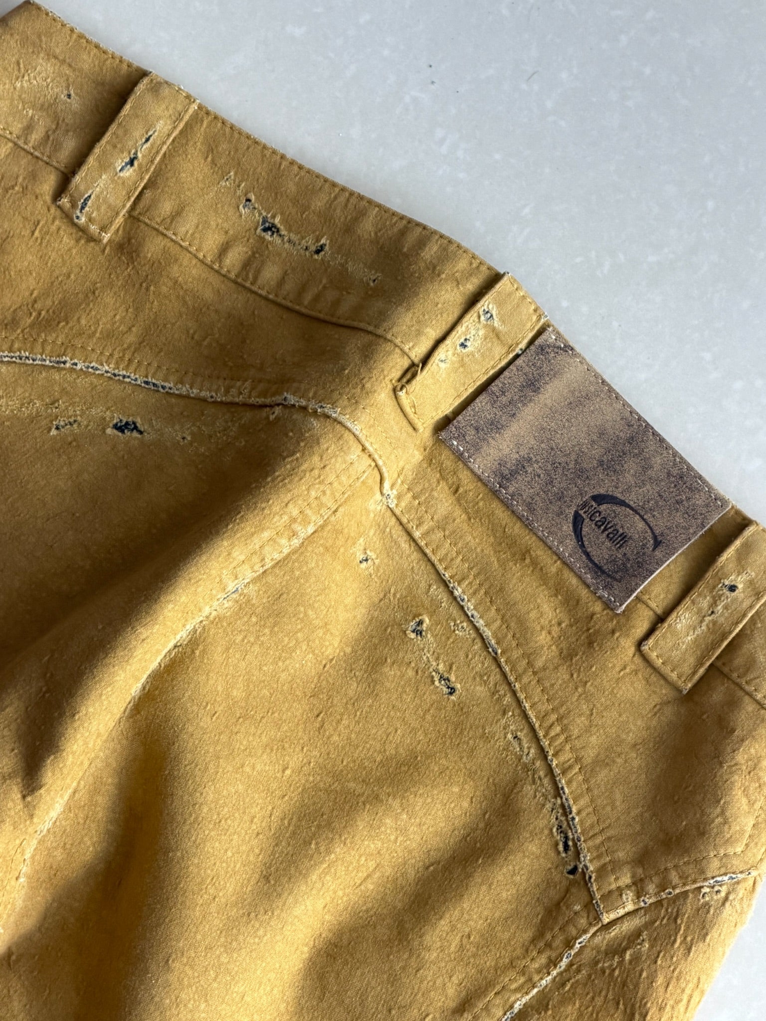 Just Cavalli Distressed Moto Pants 28