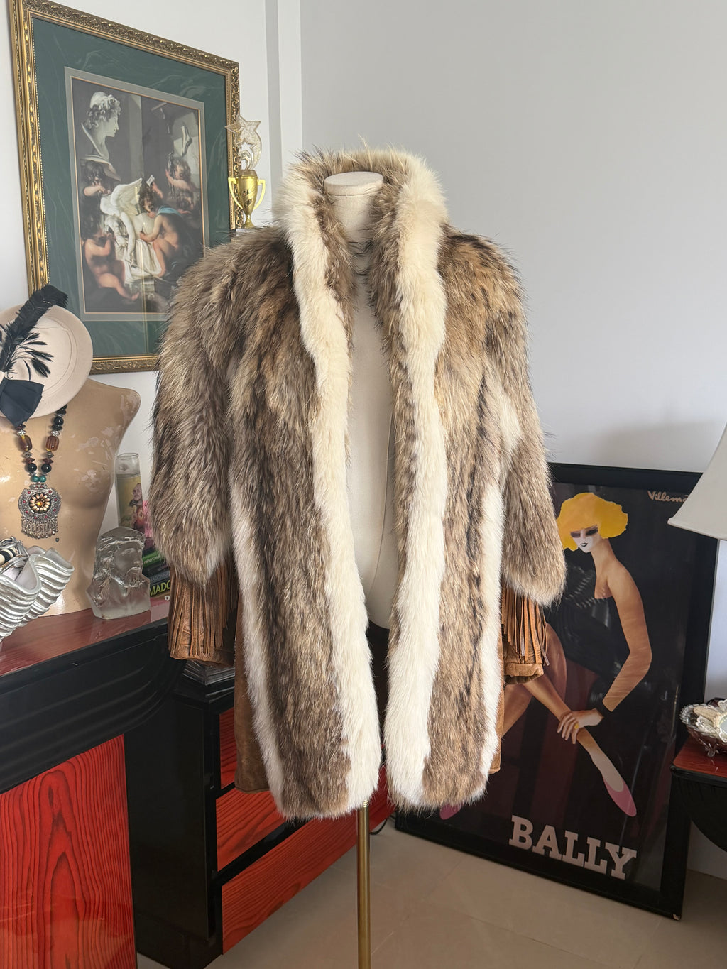 Vintage Genuine Fur & Suede Fringe Coat – Willy Rudke Atlantic City