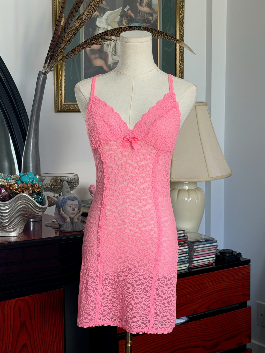 Victoria secret lace slip M