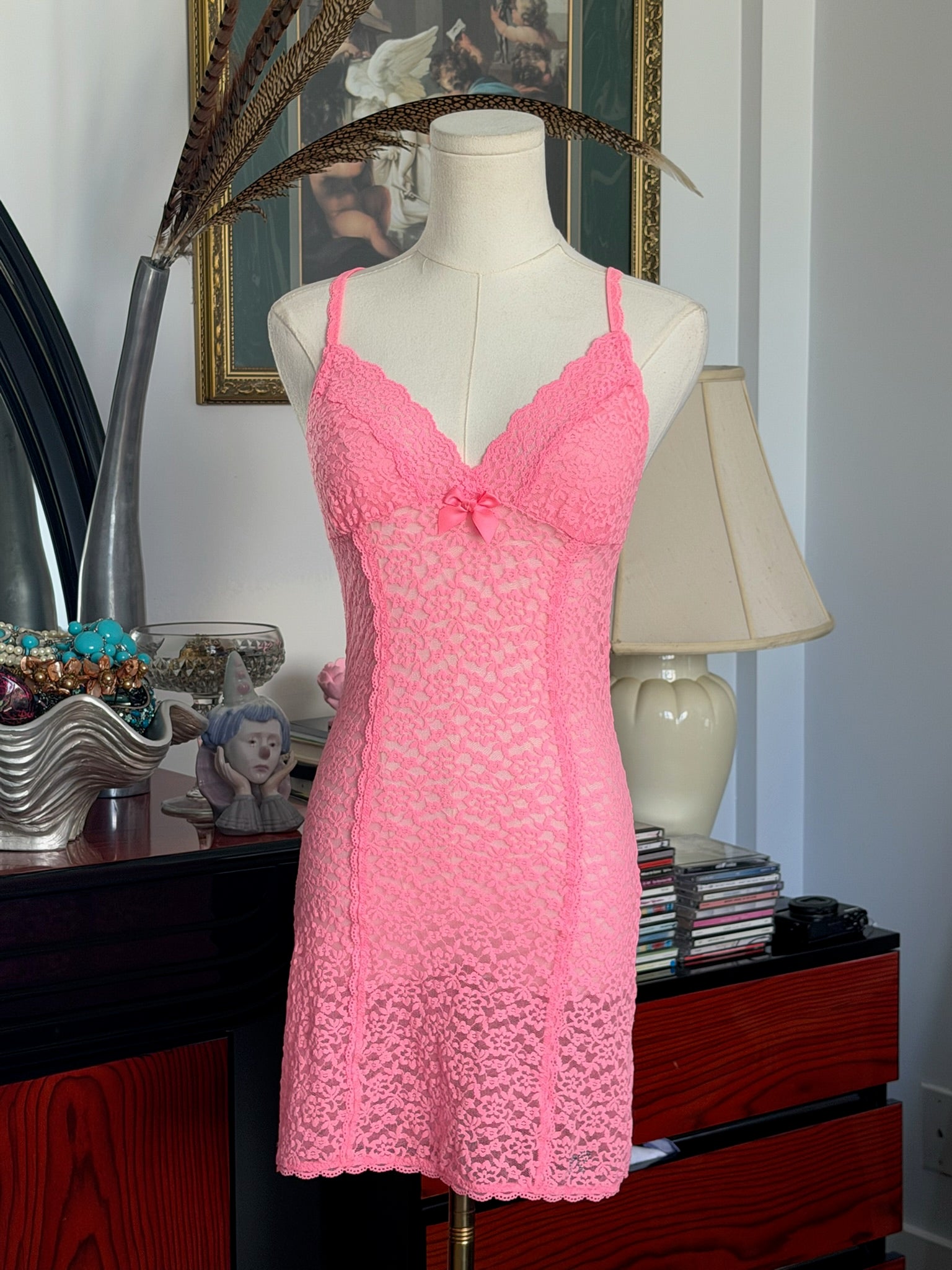 Victoria secret lace slip M