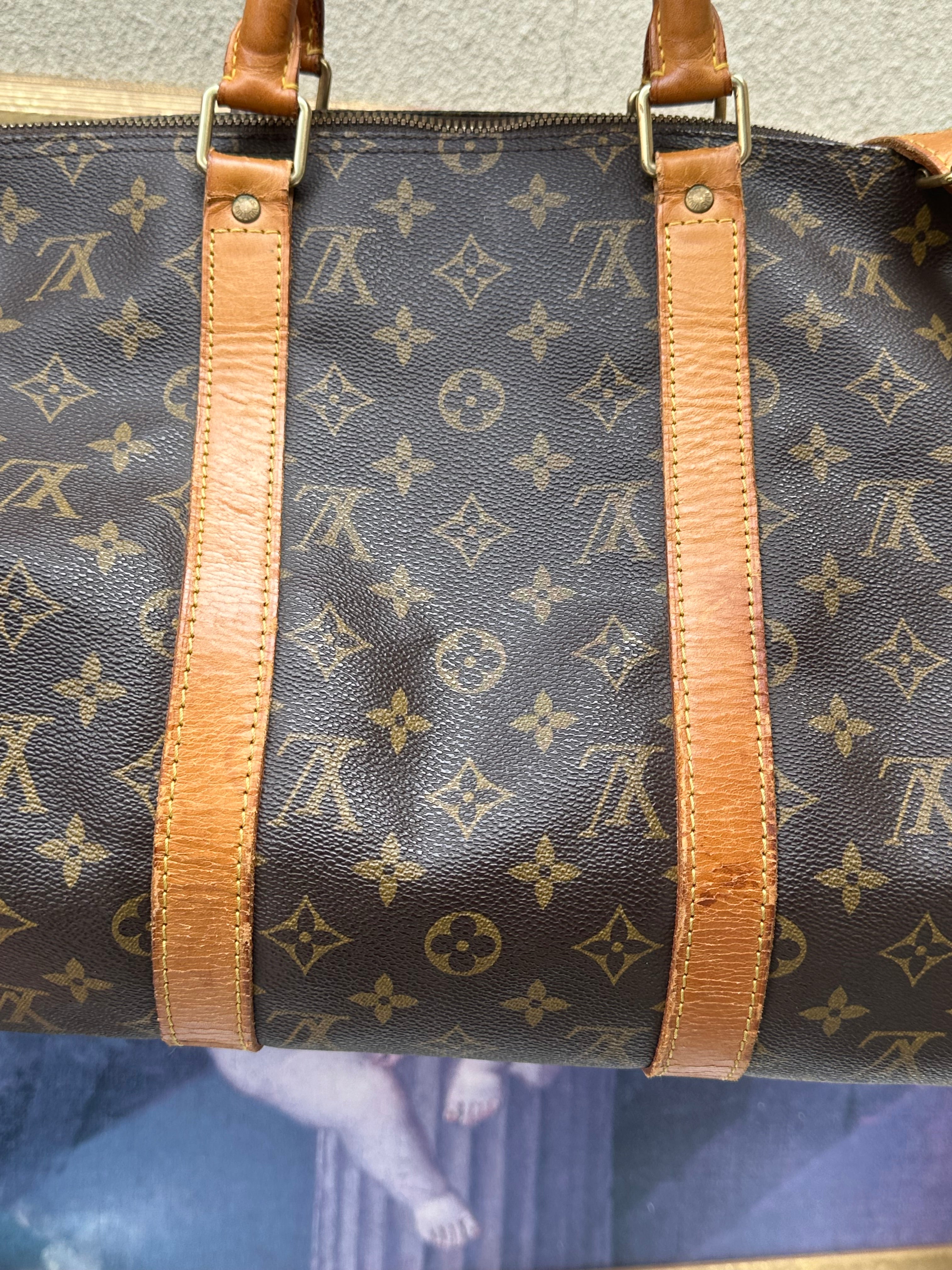 Louis Vuitton Keepall 50 Monogram Canvas Travel Bag