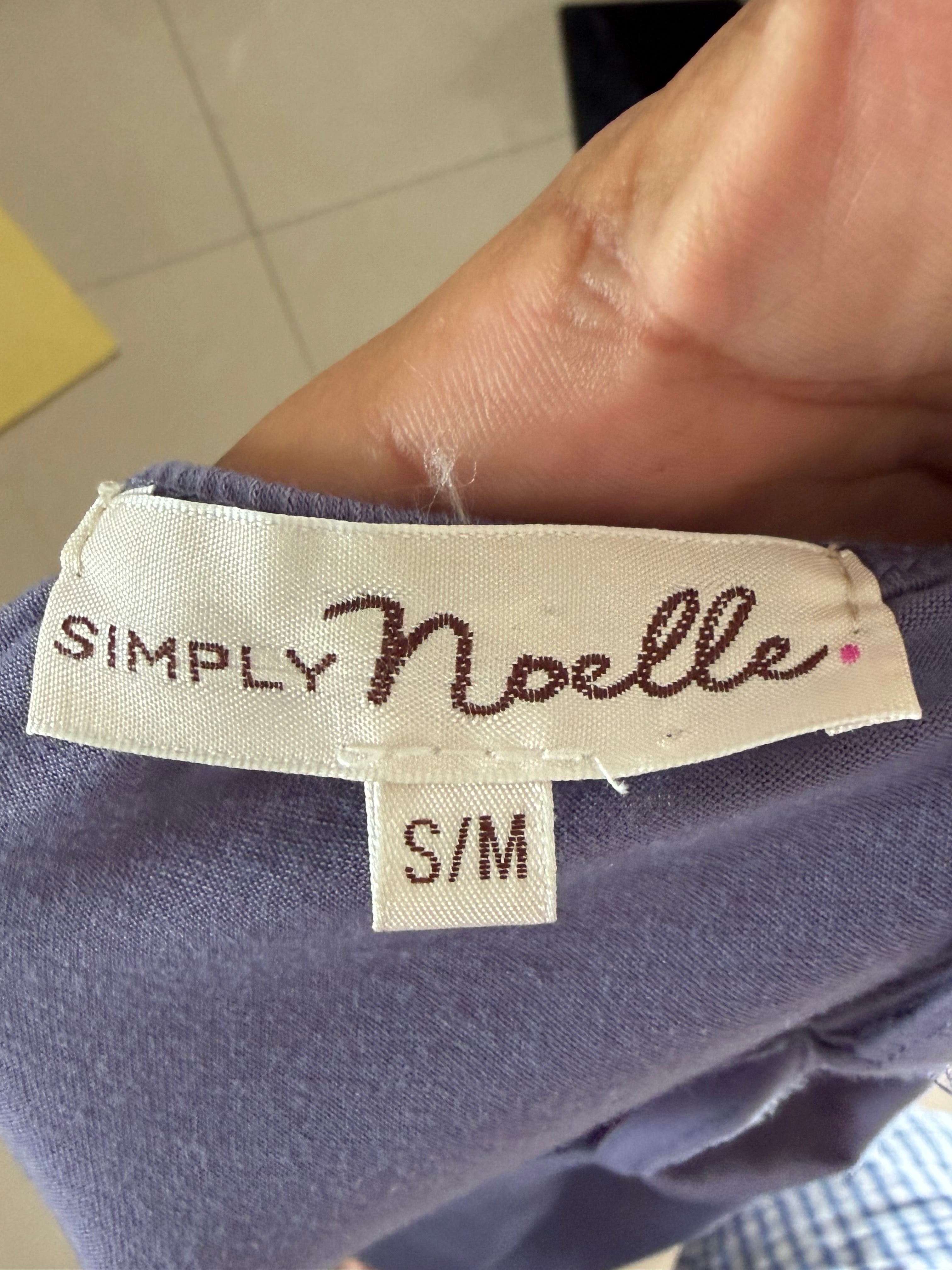 Simply Noelle Lavender Boho Ruffle Slip Dress with Crochet Detail