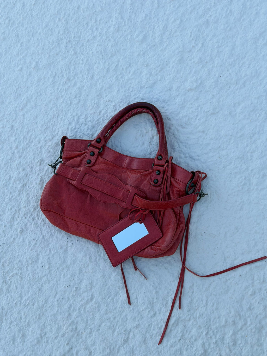 Balenciaga First Bag in Rouge Vermillion (2007)