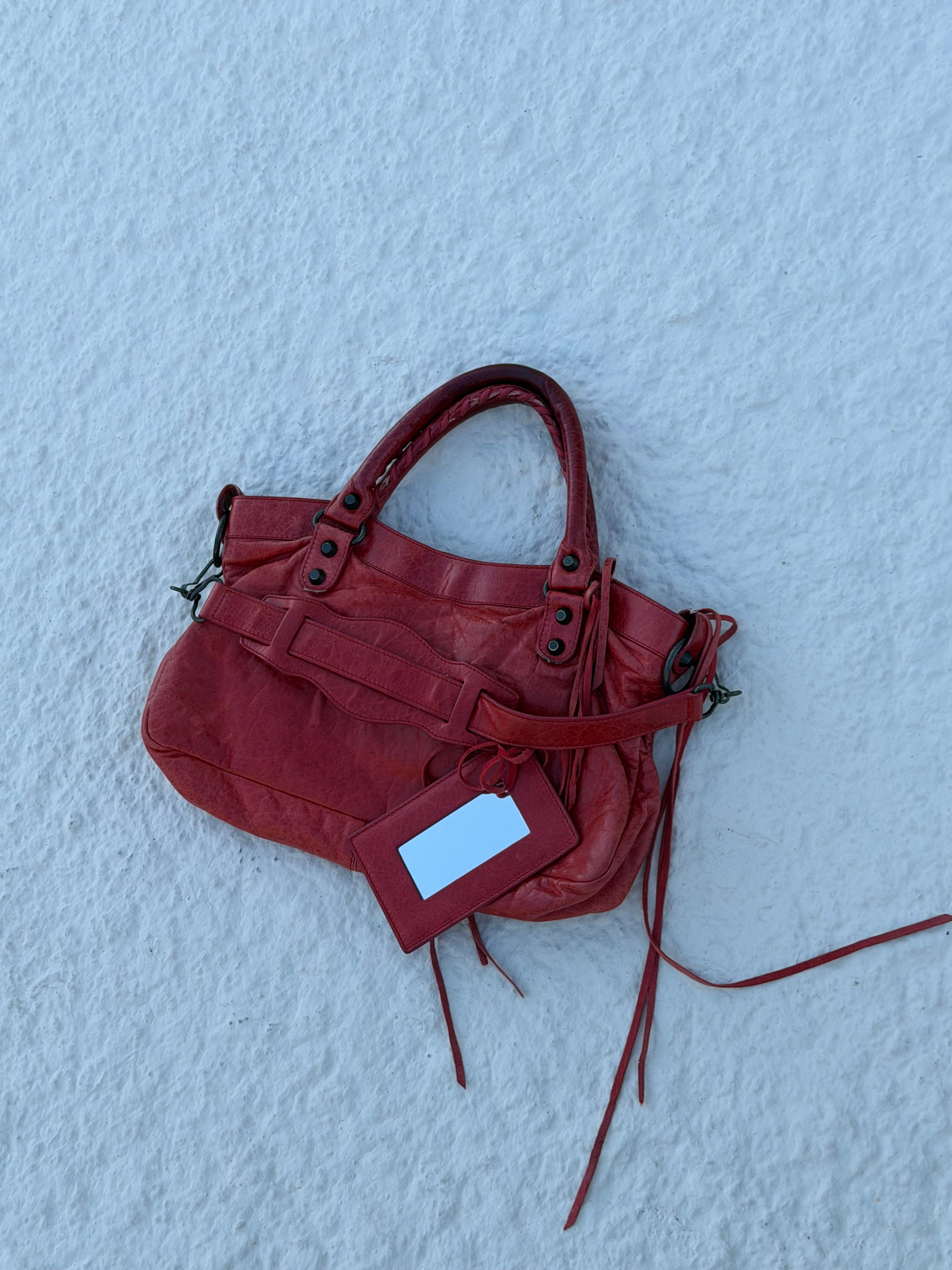 Balenciaga First Bag in Rouge Vermillion (2007)