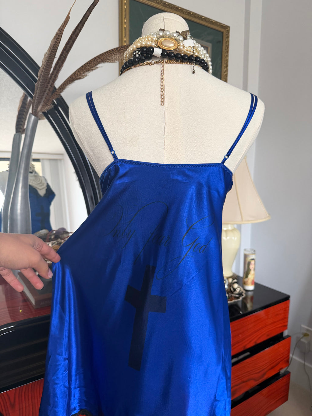 Royal Blue Arcane Slip Dress – Size XS