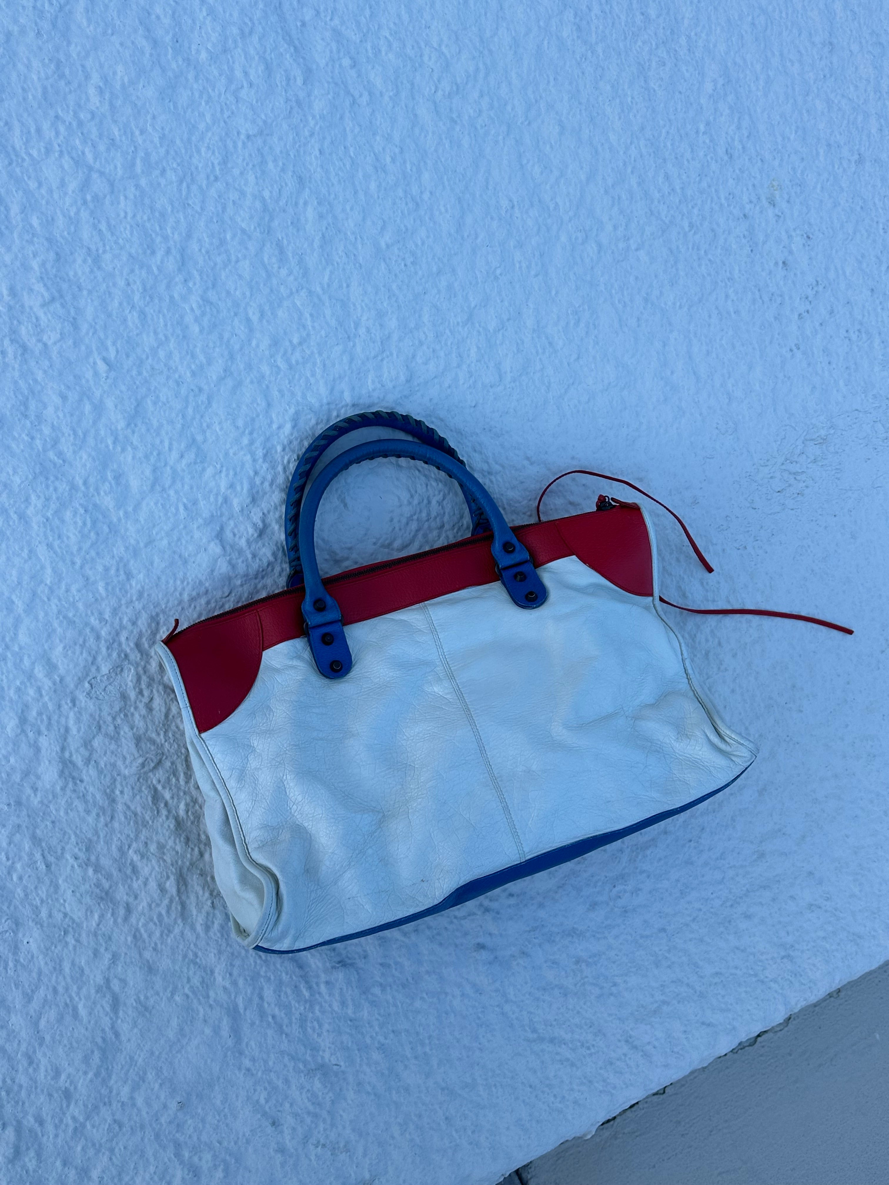 Balenciaga “Lego” Tricolor City / Work Bag (Arena Leather)