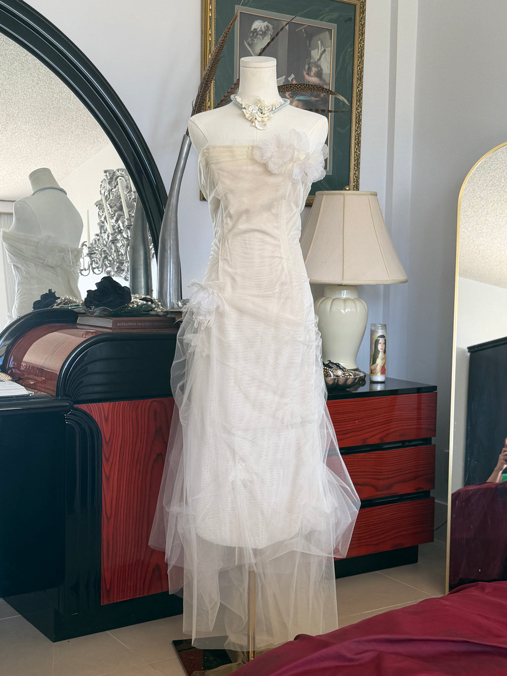 Nina Raynor Strapless Silk
Tulle Gown