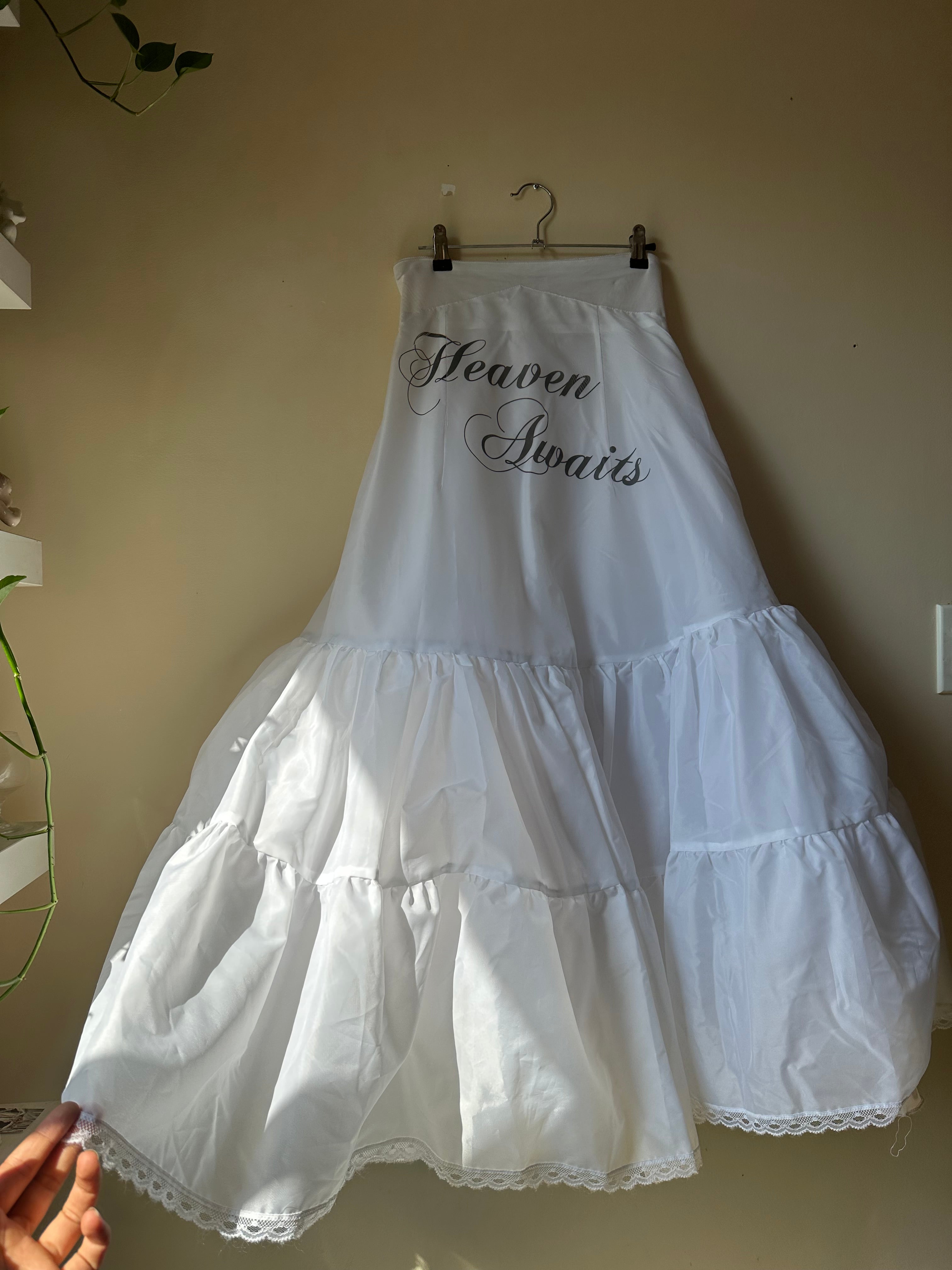 Petticoat Skirt – “Heaven Awaits” One-of-One Arcane Print size S
