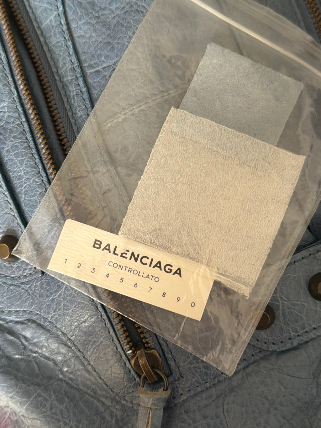 Balenciaga Work Bag – Dusty Sky Blue (Circa 2007–2008)