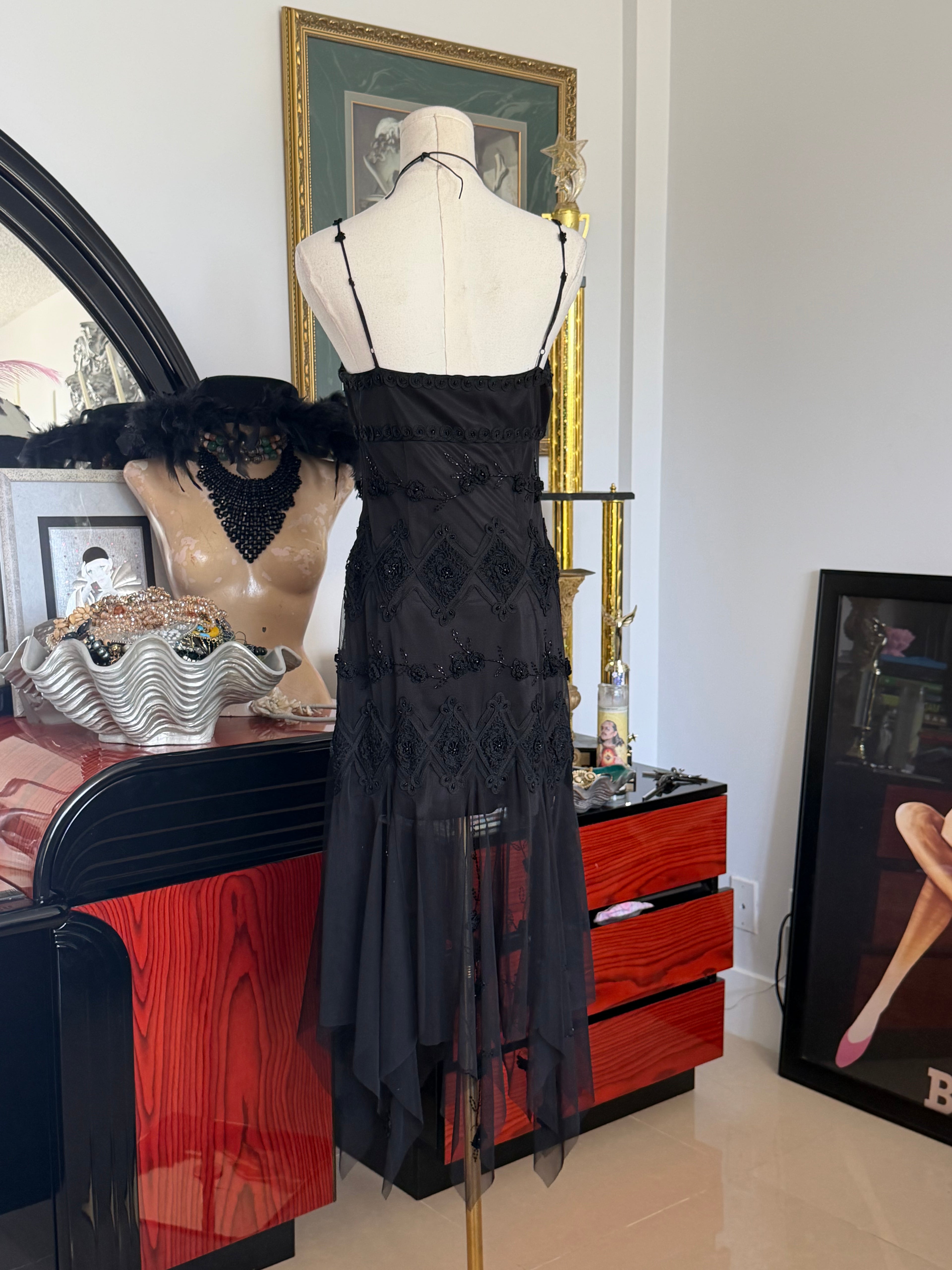Sue Wong Sheer
Handkerchief Dress