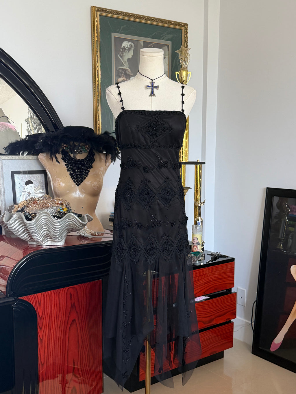 Sue Wong Sheer
Handkerchief Dress