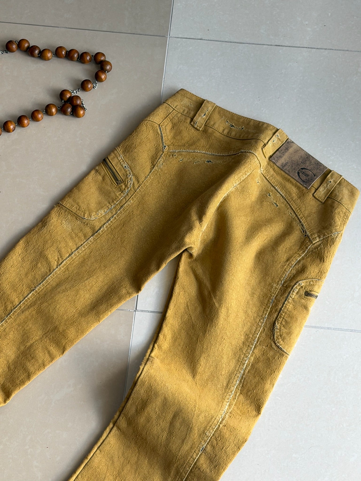 Just Cavalli Distressed Moto Pants 28