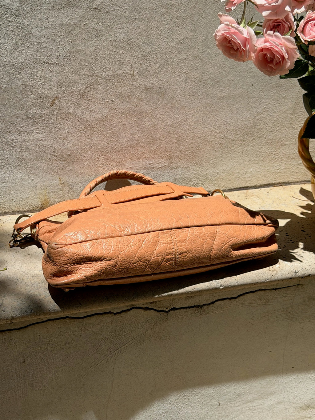 Balenciaga First Bag – Caramel Arena Leather Motorcycle Bag (Classic 2007)