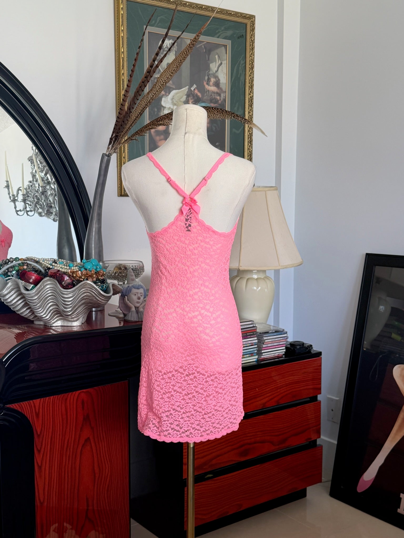 Victoria secret lace slip M