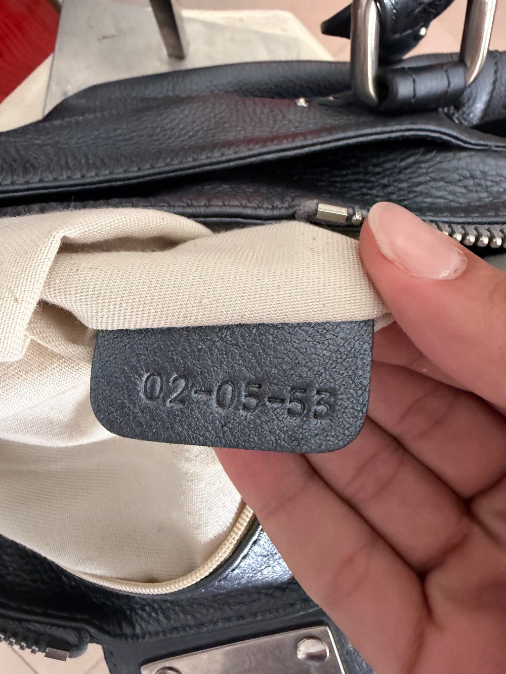 Chloé Paddington  Pebbled Leather Satchel Bag