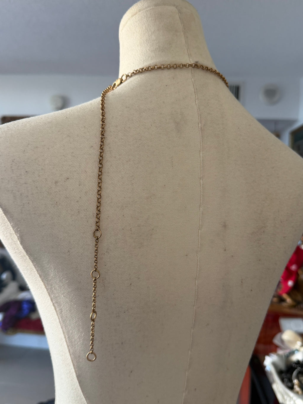 Red Convertible Statement Necklace