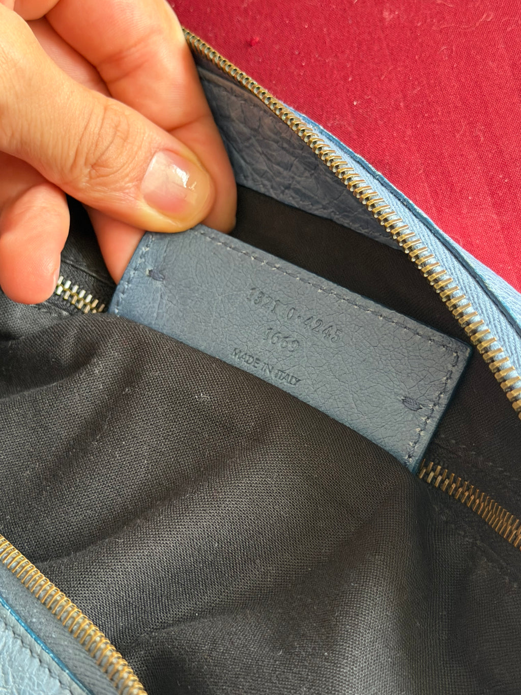 Balenciaga Work Bag – Dusty Sky Blue (Circa 2007–2008)