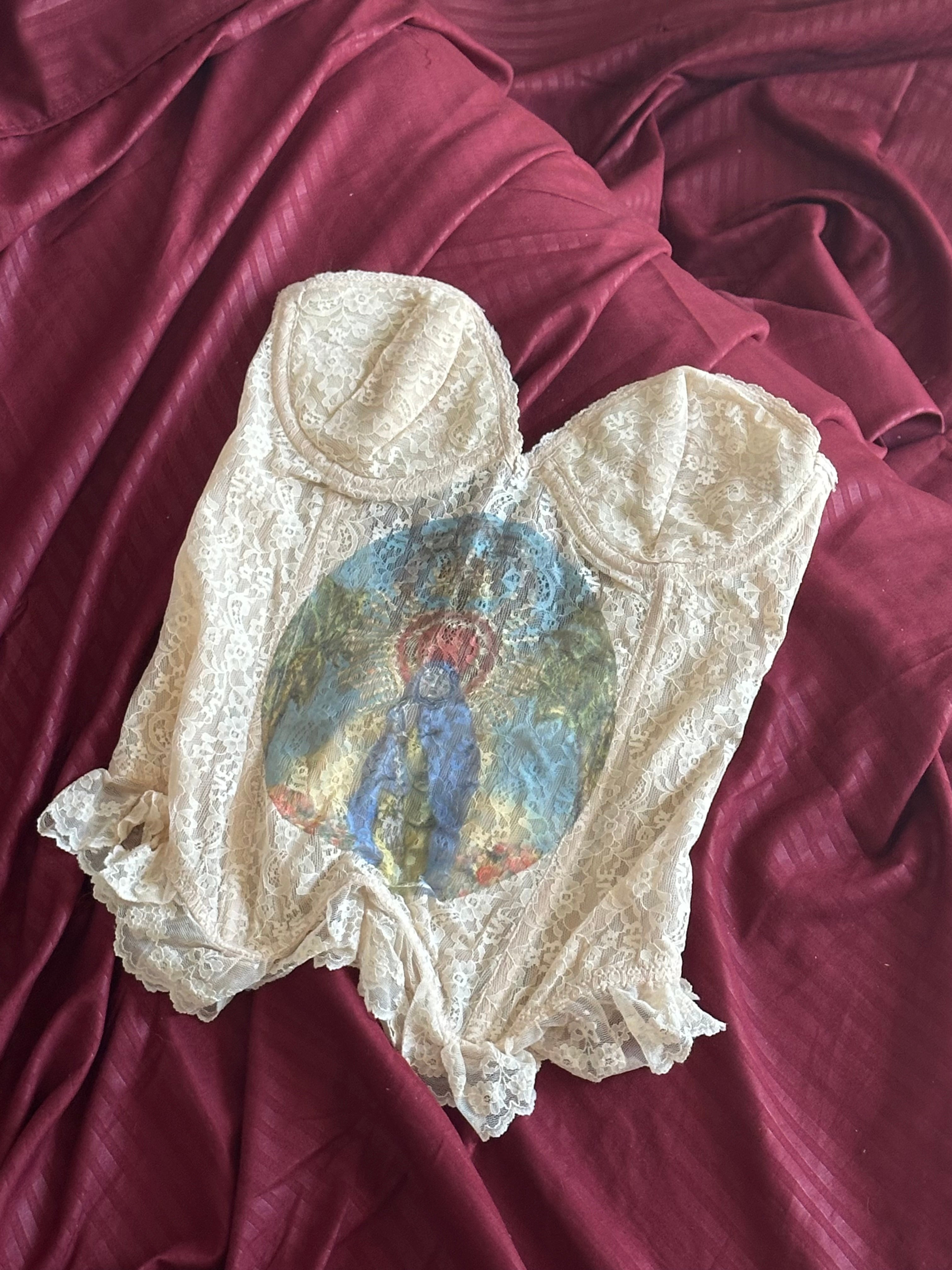 Vintage Lace “Heaven Awaits” Corset – One of One ✨