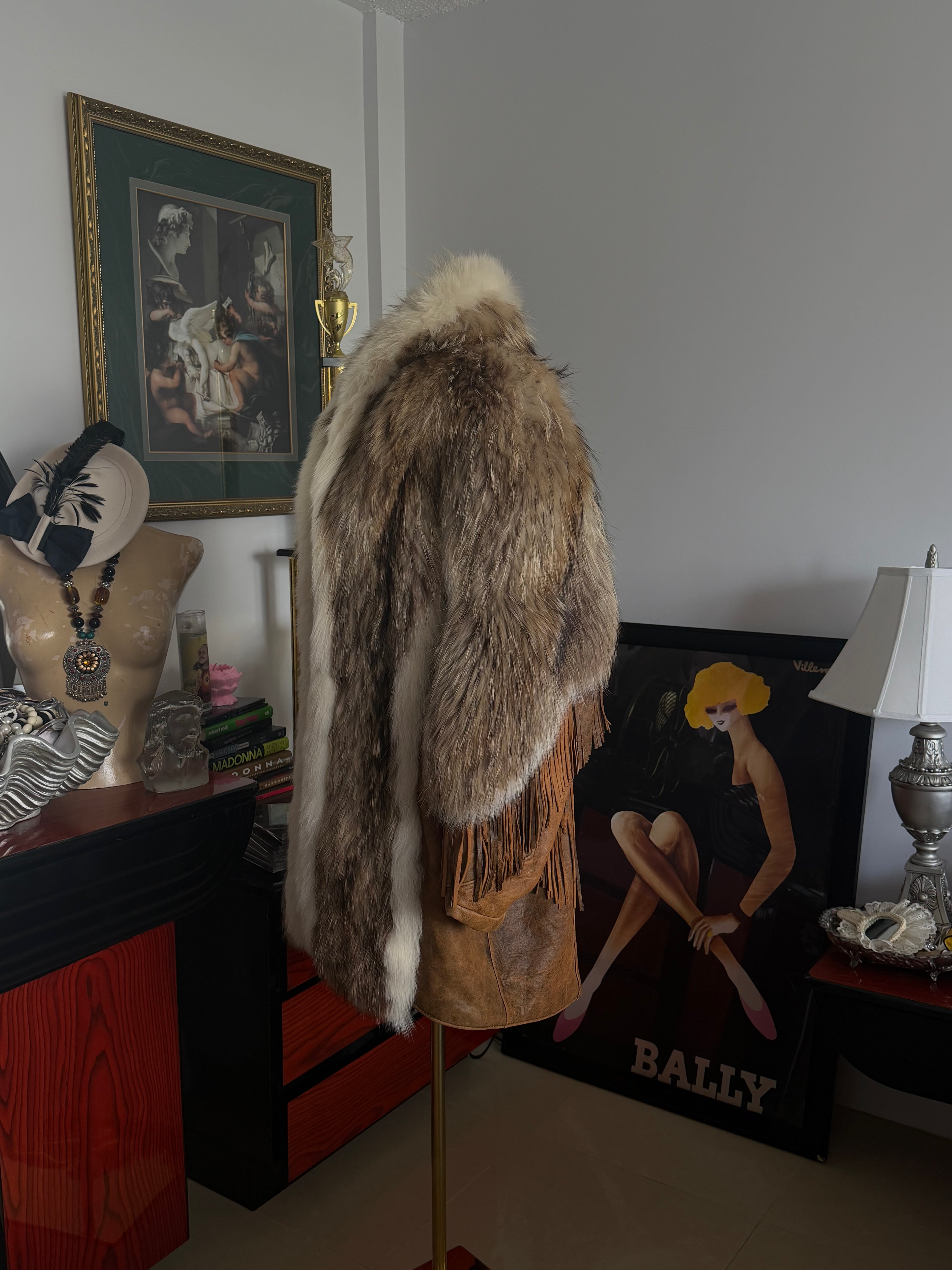 Vintage Genuine Fur & Suede Fringe Coat – Willy Rudke Atlantic City