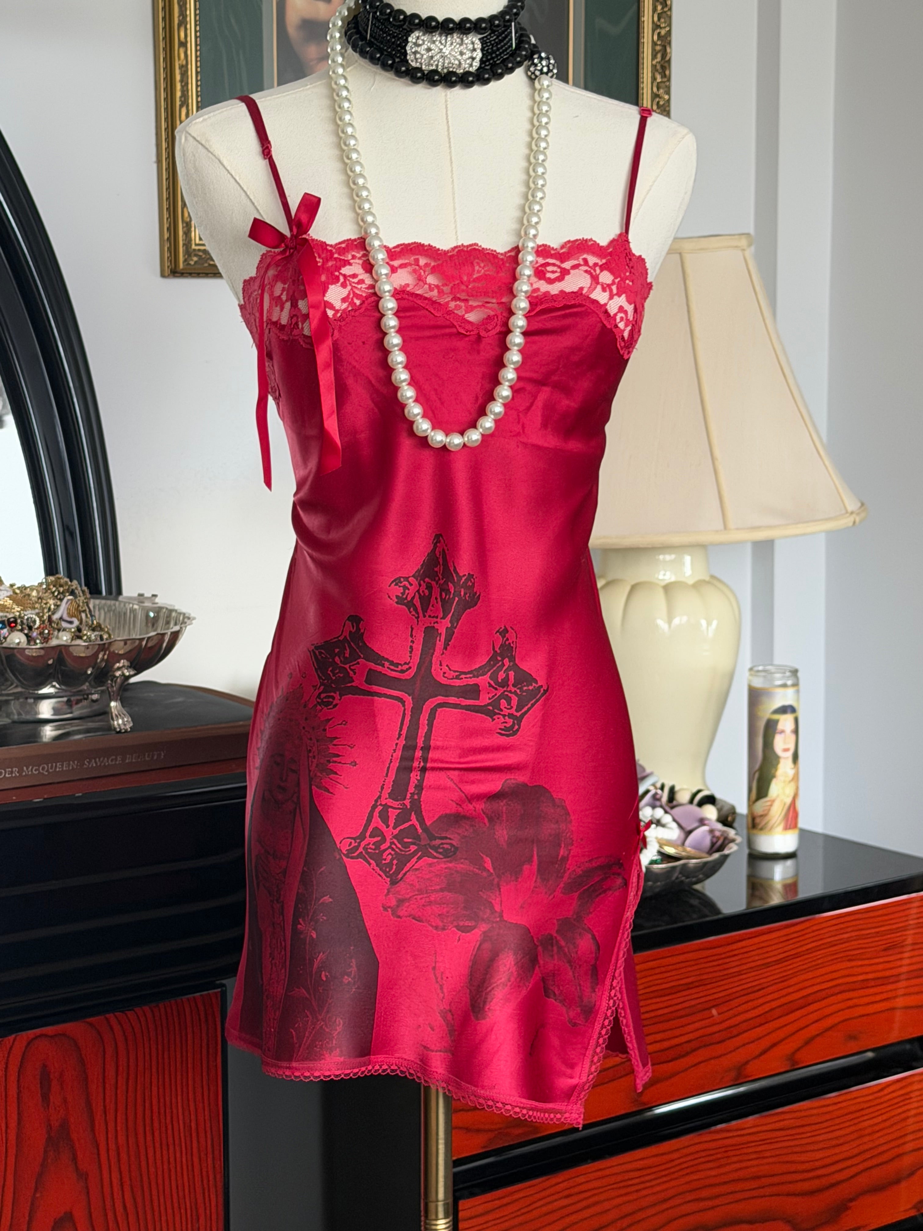 Deep red Arcane slip XS