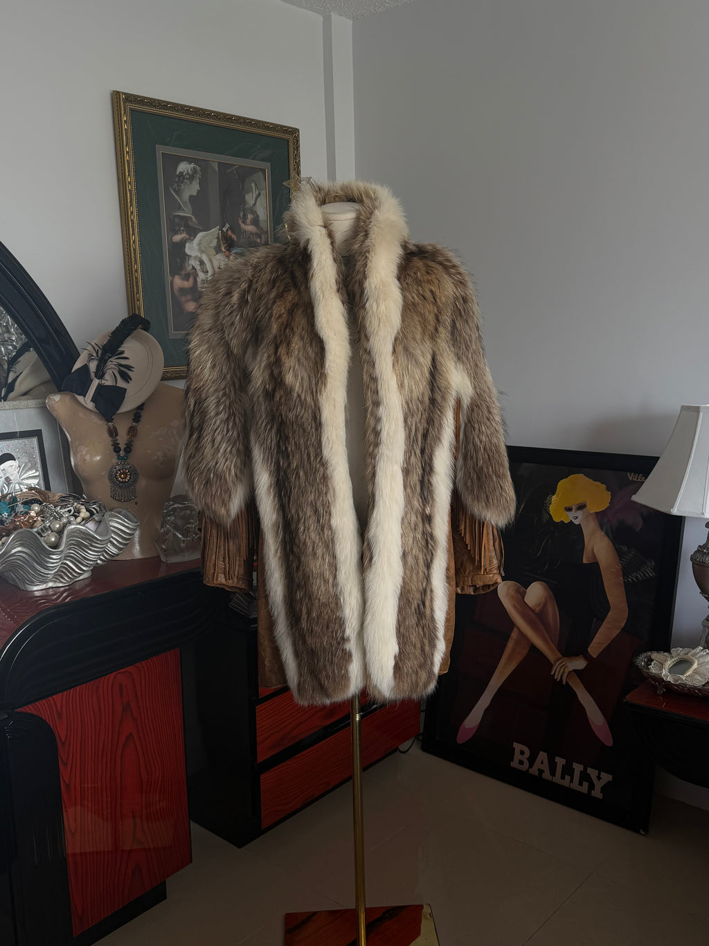 Vintage Genuine Fur & Suede Fringe Coat – Willy Rudke Atlantic City