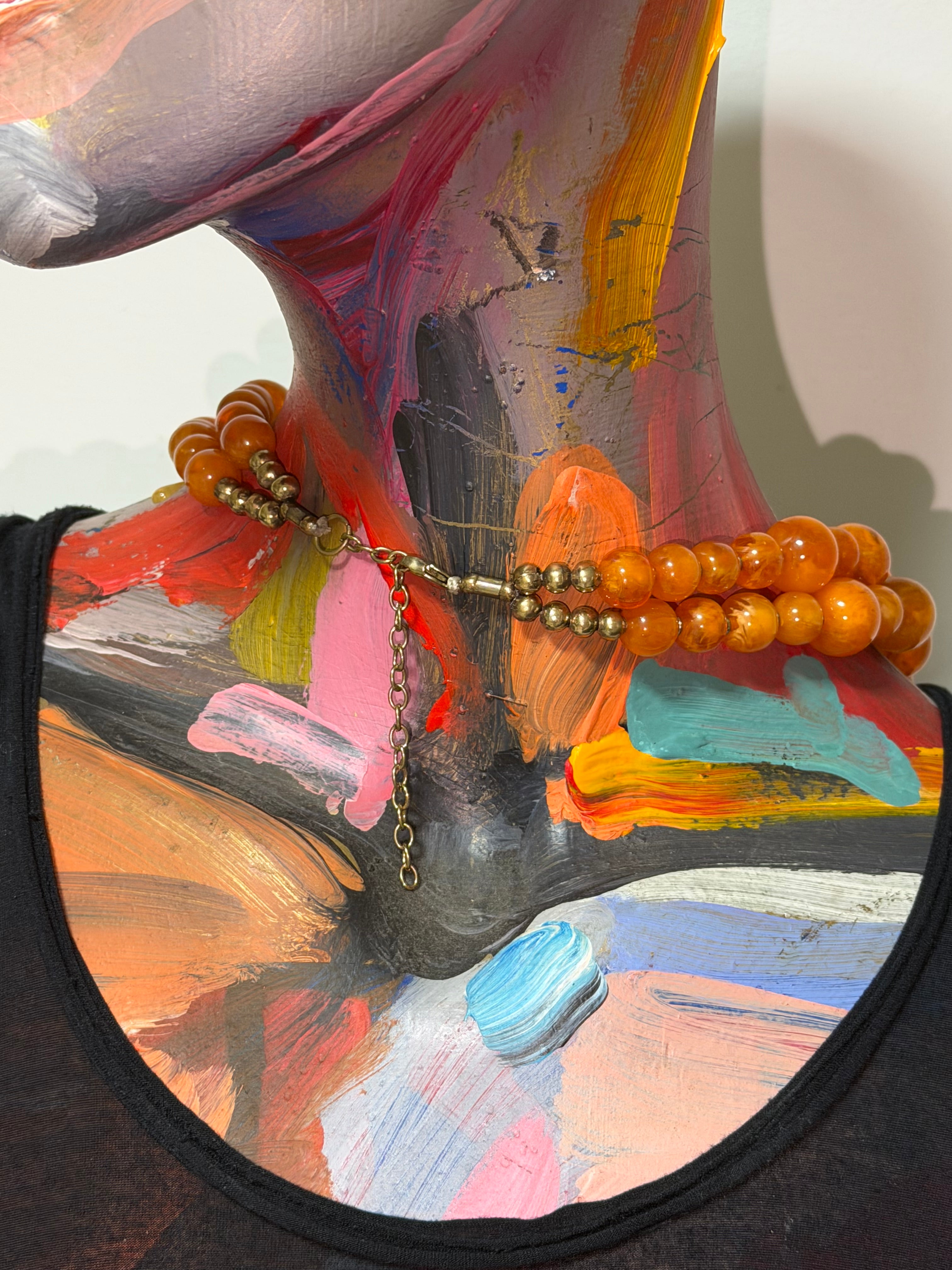 Vintage Desert Oracle Statement Necklace
