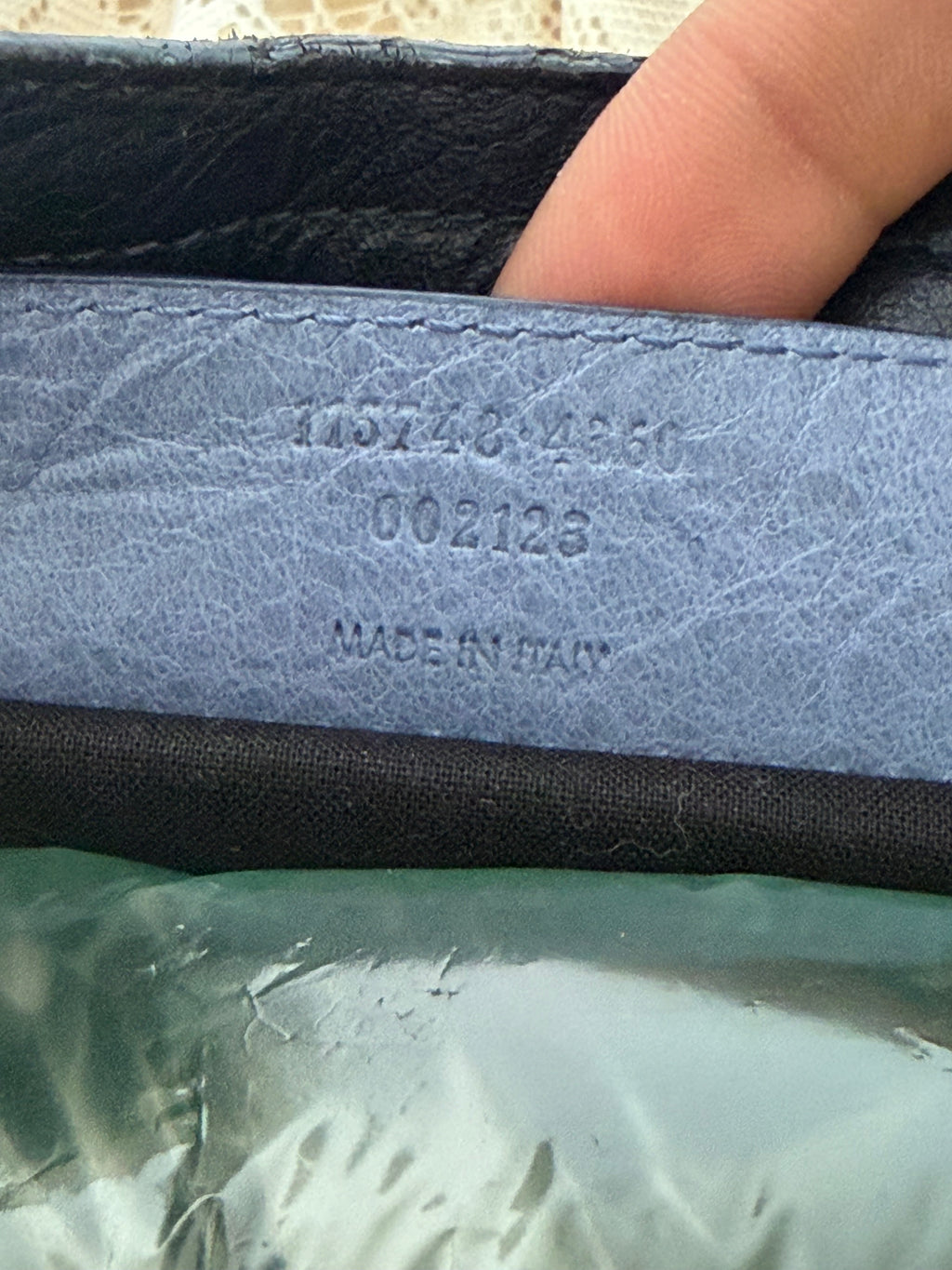 Balenciaga City Bag – Navy Blue Arena Leather (Late 2000s)