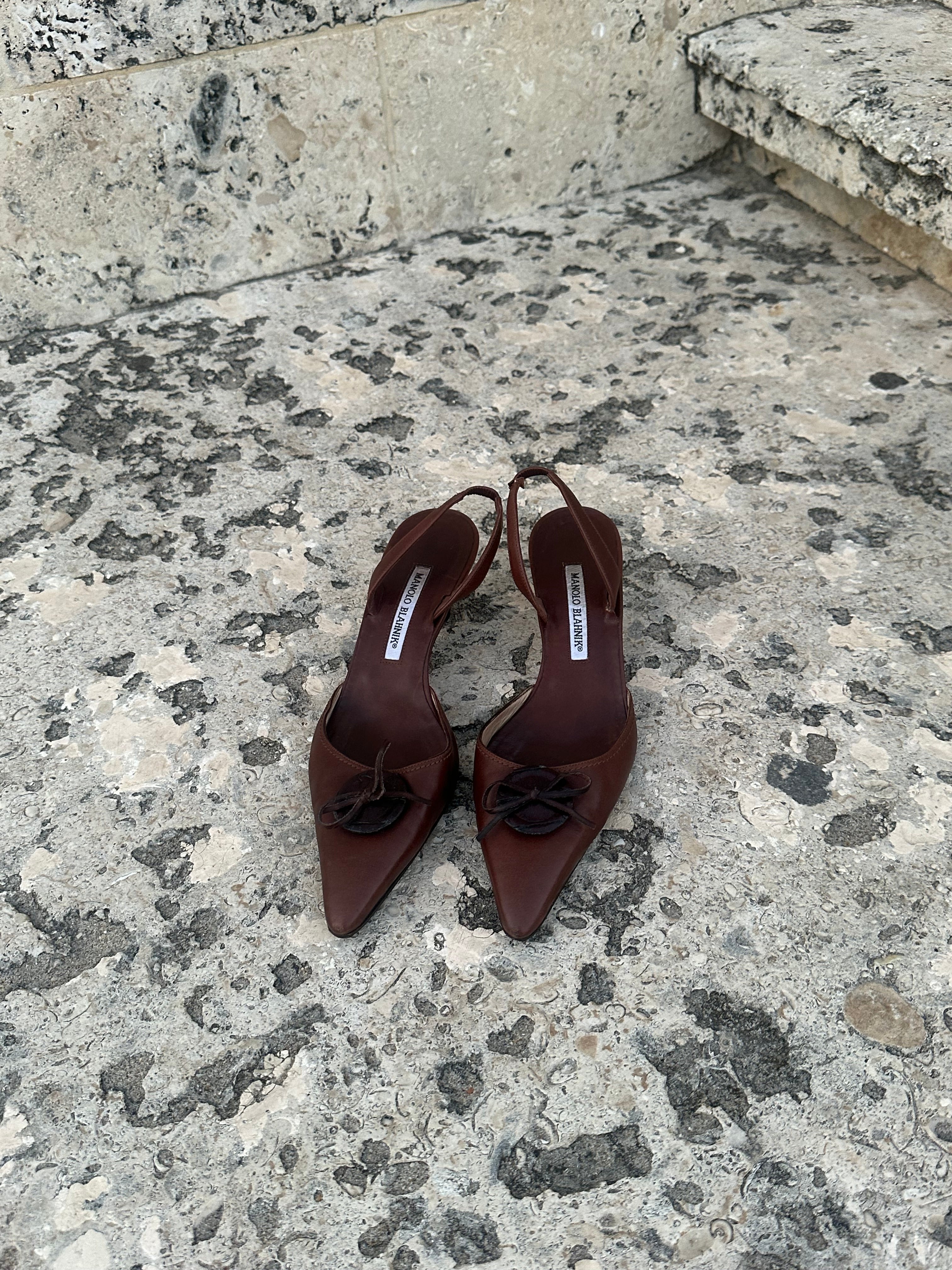 Chocolate Manolo Blahnik 39.5