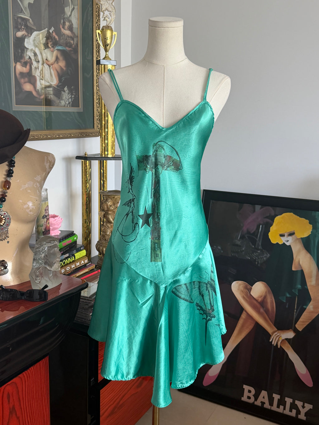 Arcane Angel One of One Emerald Slip Dress M