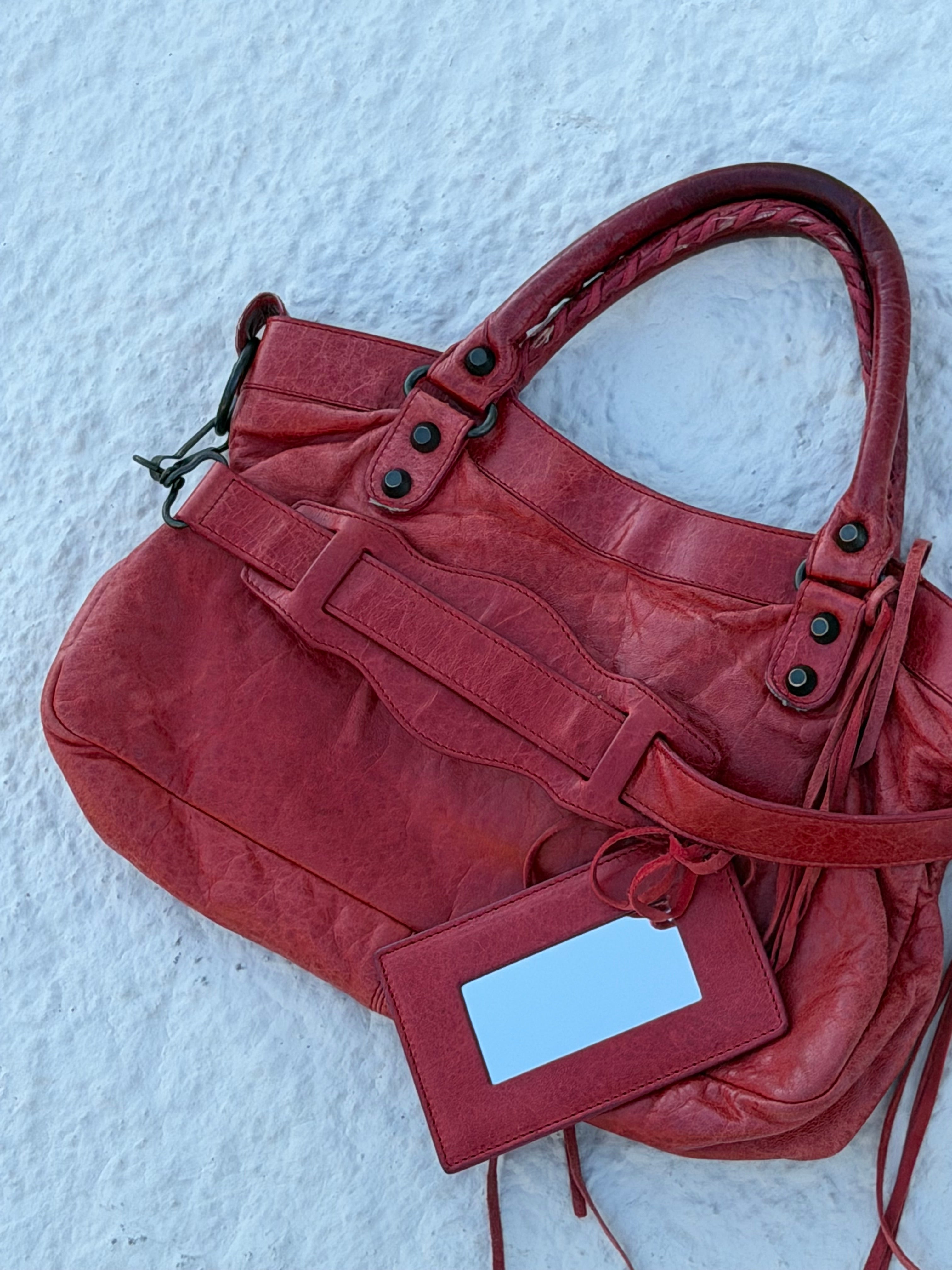 Balenciaga First Bag in Rouge Vermillion (2007)
