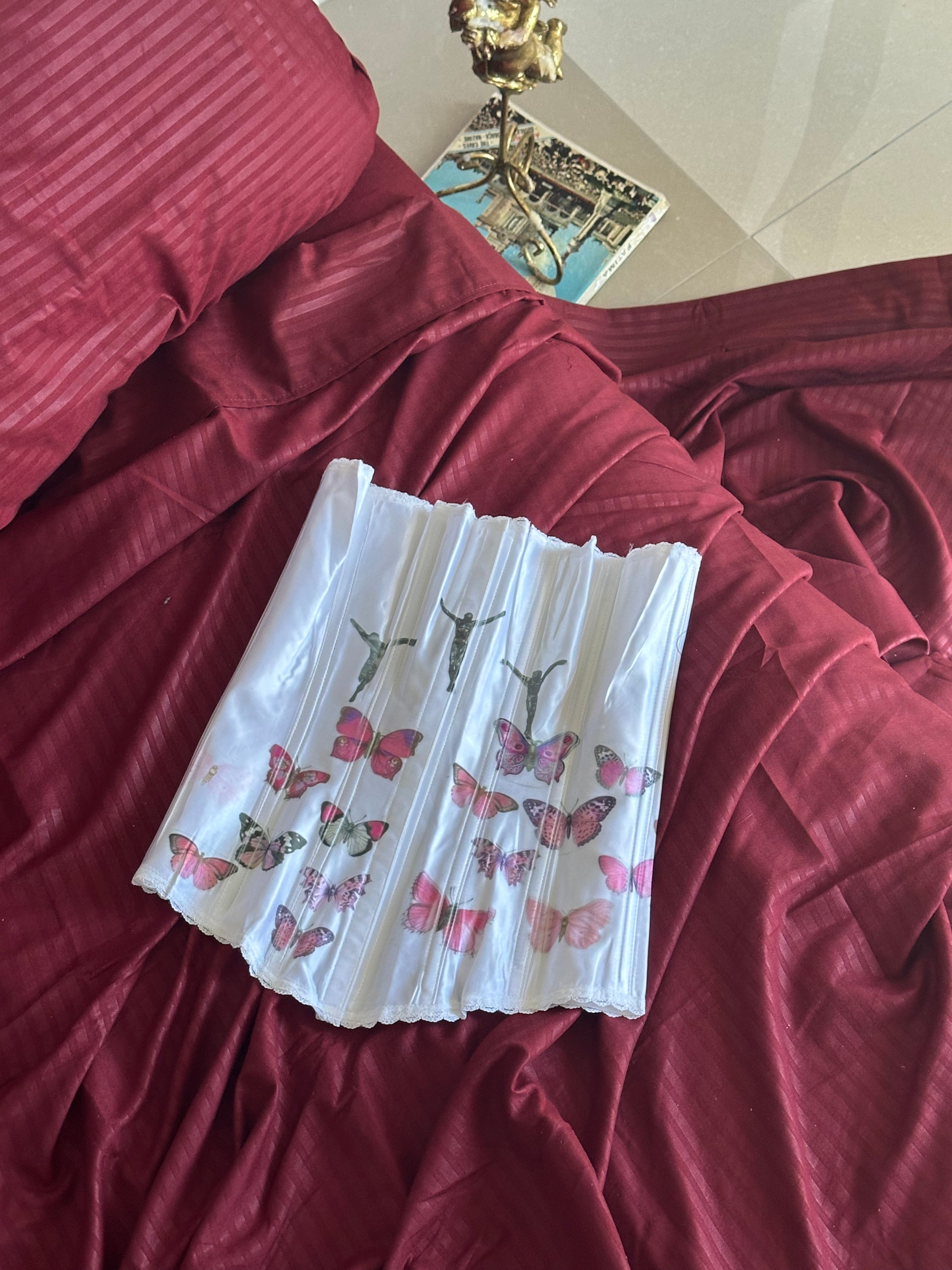 “Heaven Awaits” Butterfly Corset 🦋 (Size 34, One-of-One)