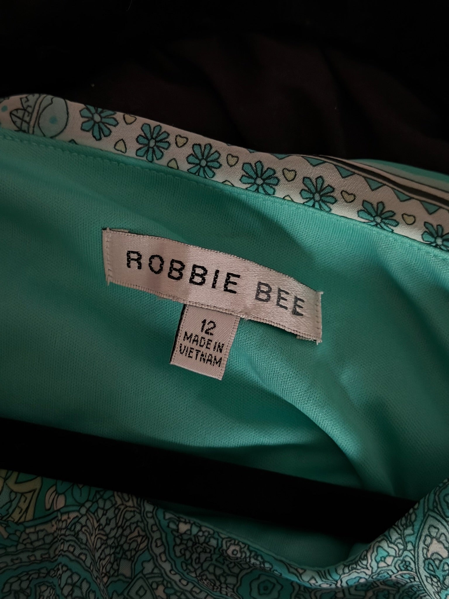 Robbie Bee Paisley Ruffle Midi Dress