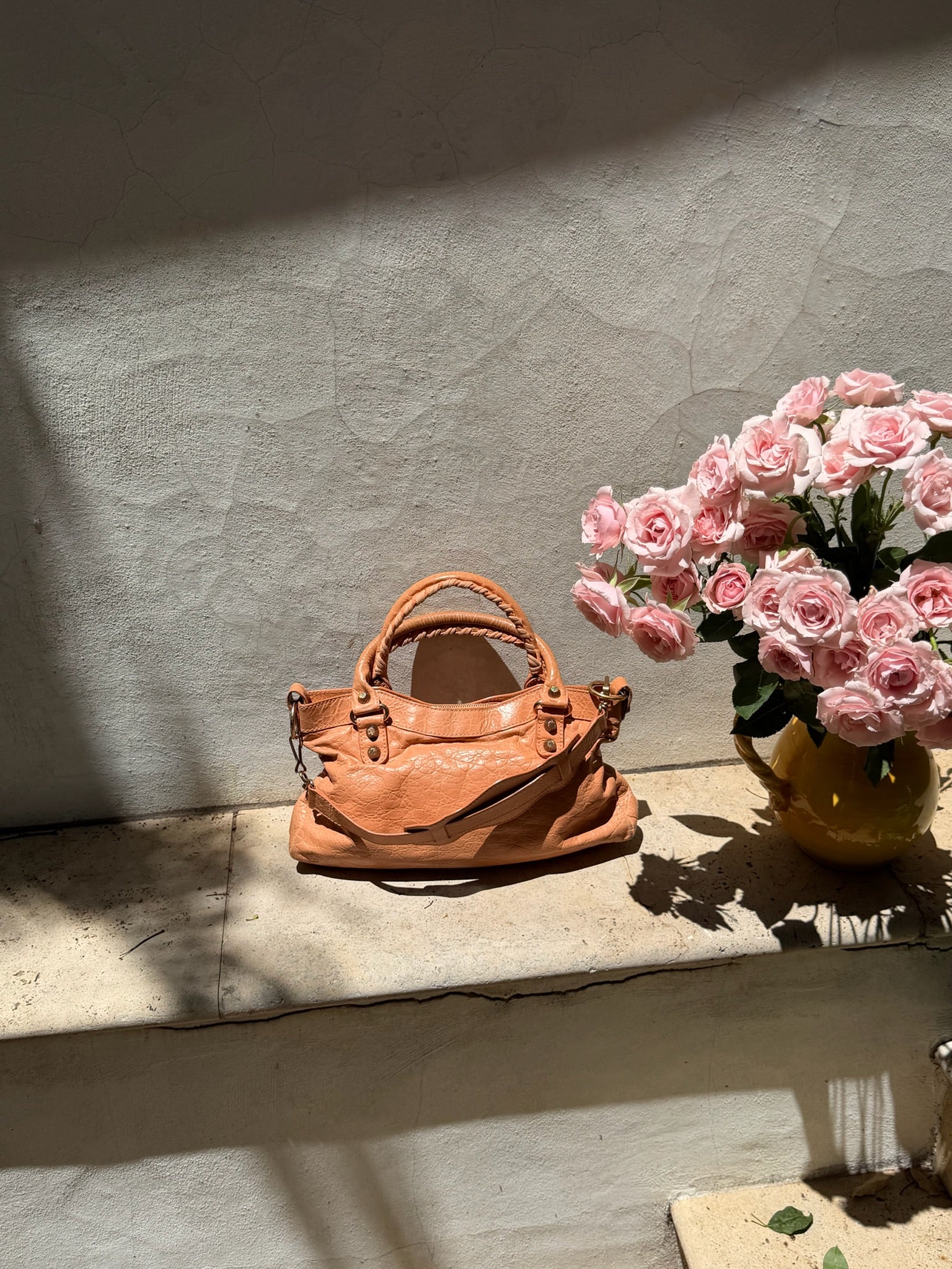 Balenciaga First Bag – Caramel Arena Leather Motorcycle Bag (Classic 2007)