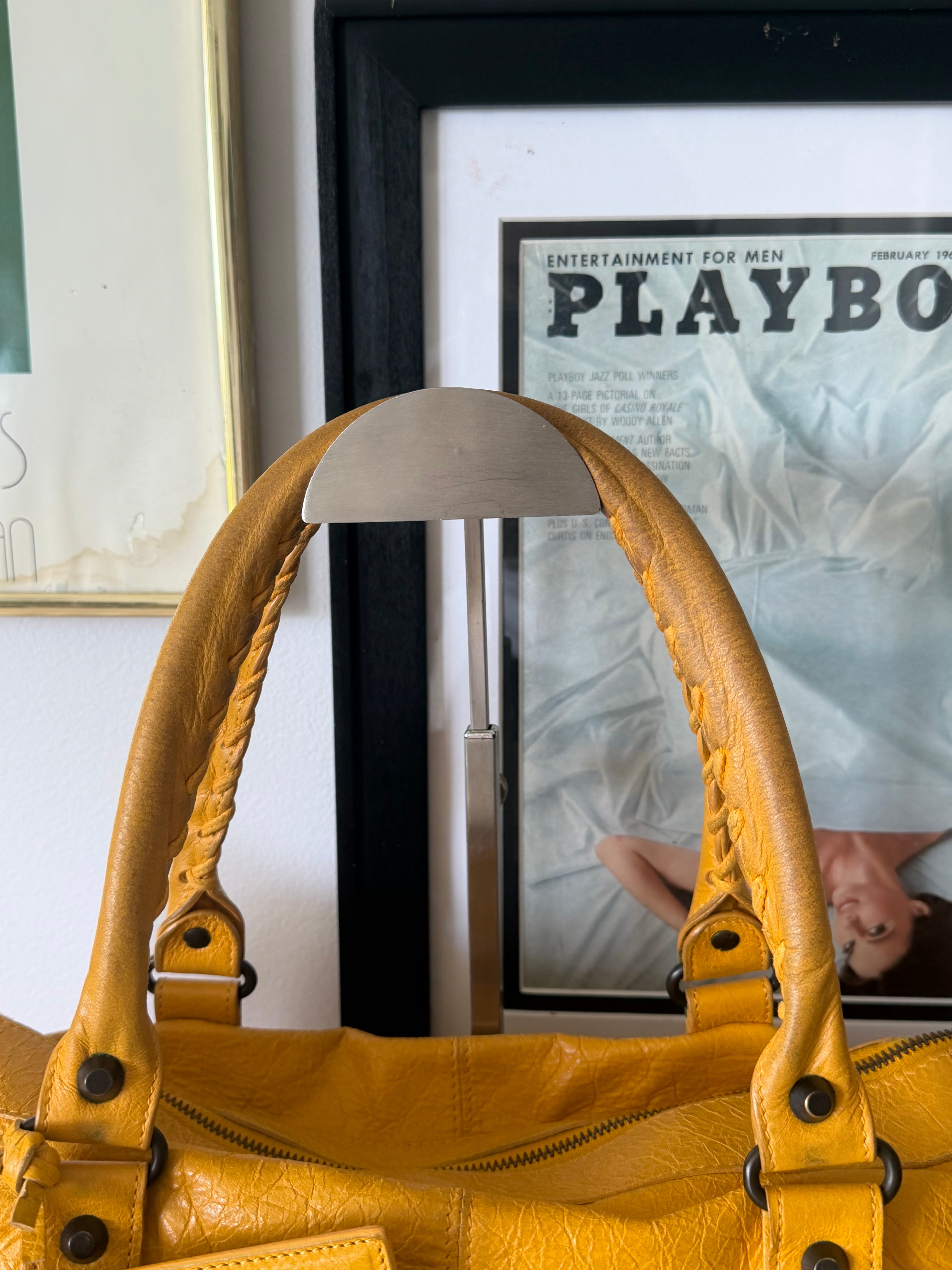 Balenciaga Giant Work Bag Moutarde Yellow GH Hardware 2009
