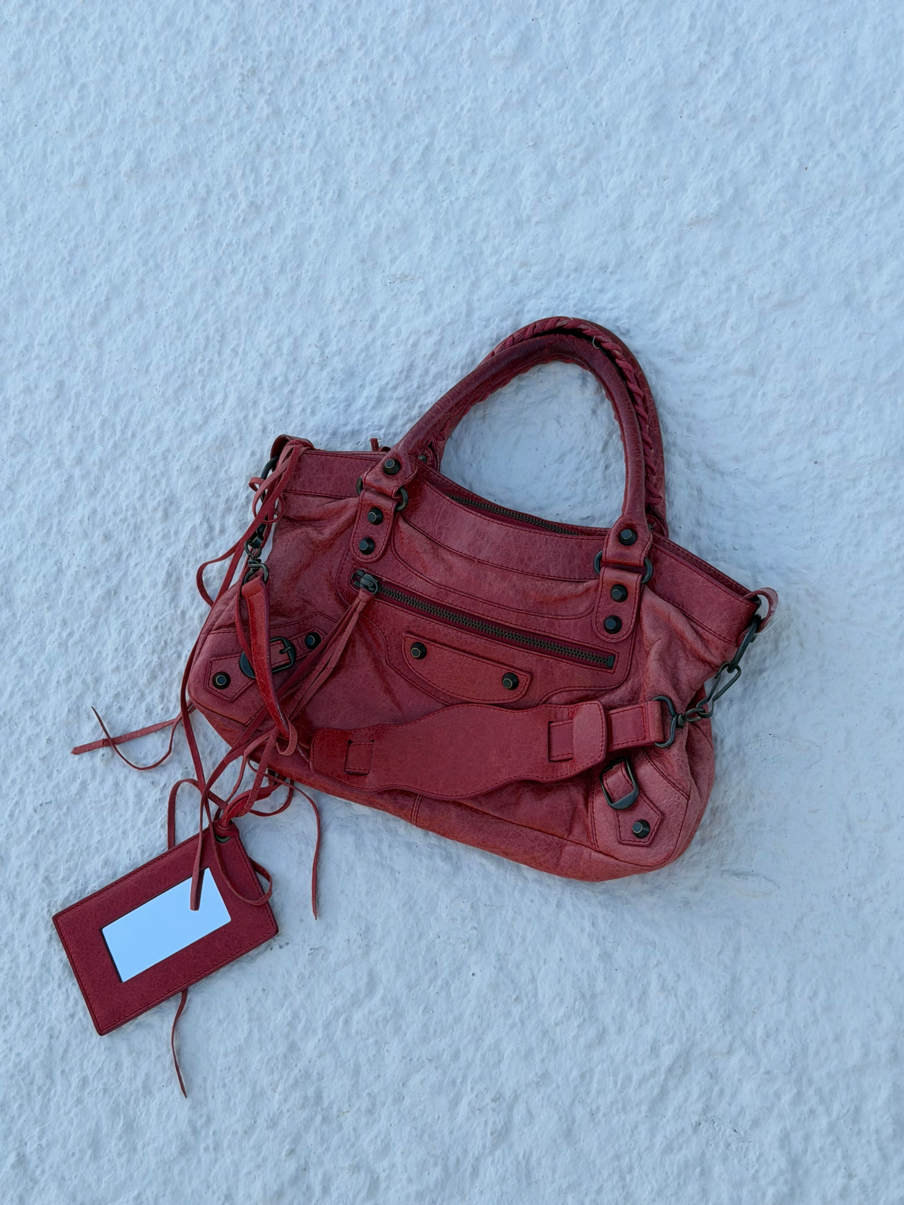 Balenciaga First Bag in Rouge Vermillion (2007)