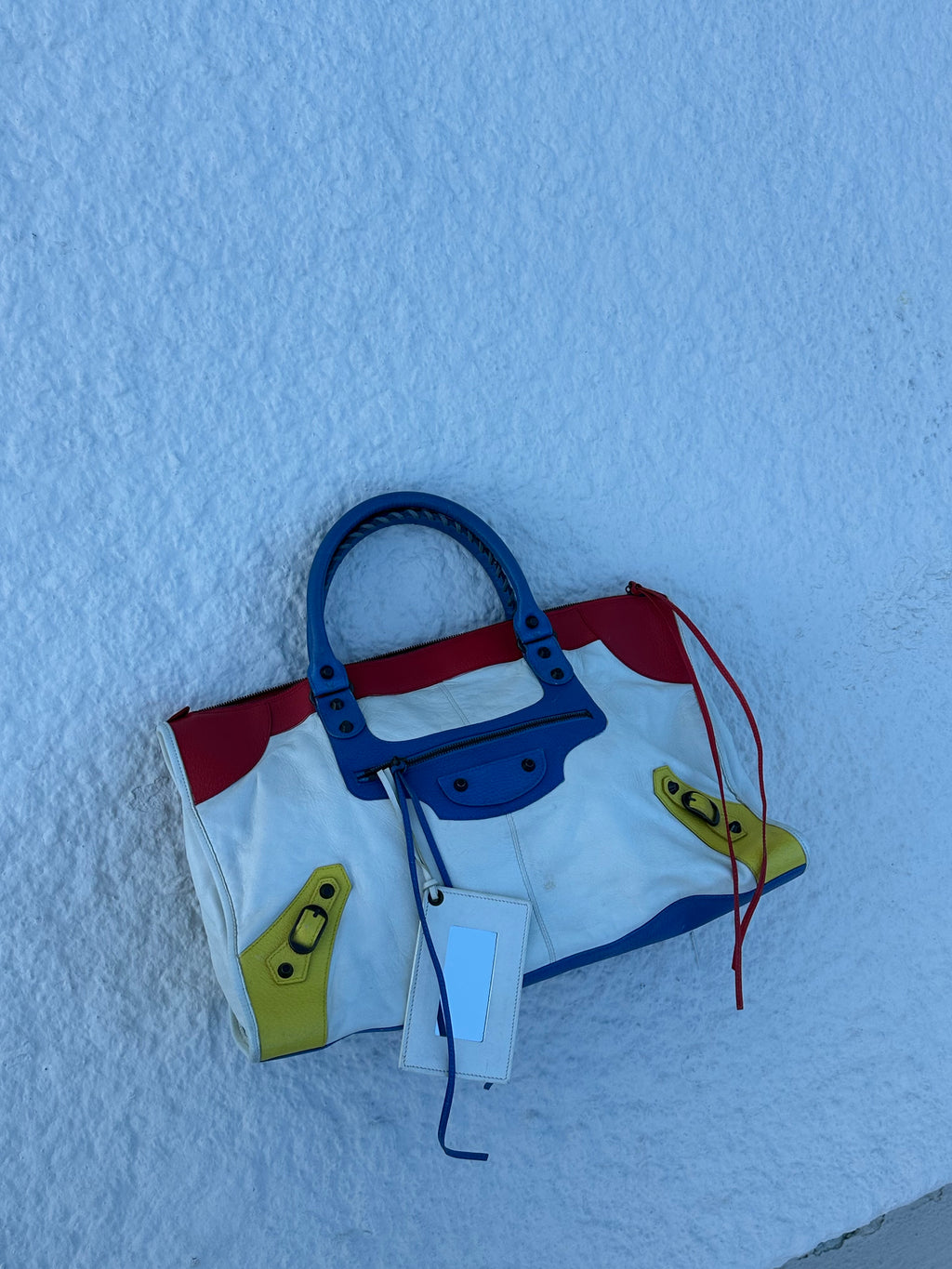 Balenciaga “Lego” Tricolor City / Work Bag (Arena Leather)