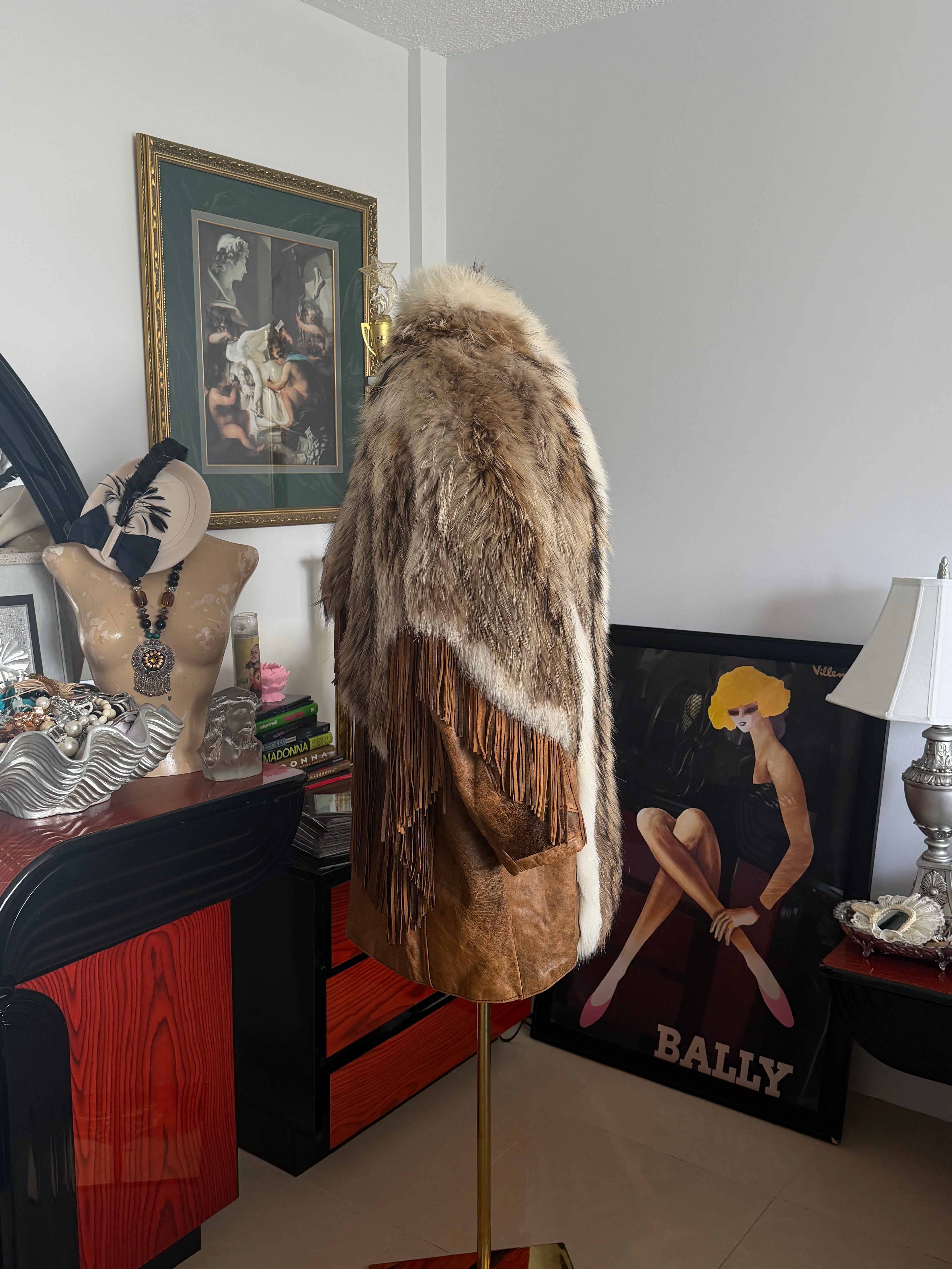 Vintage Genuine Fur & Suede Fringe Coat – Willy Rudke Atlantic City
