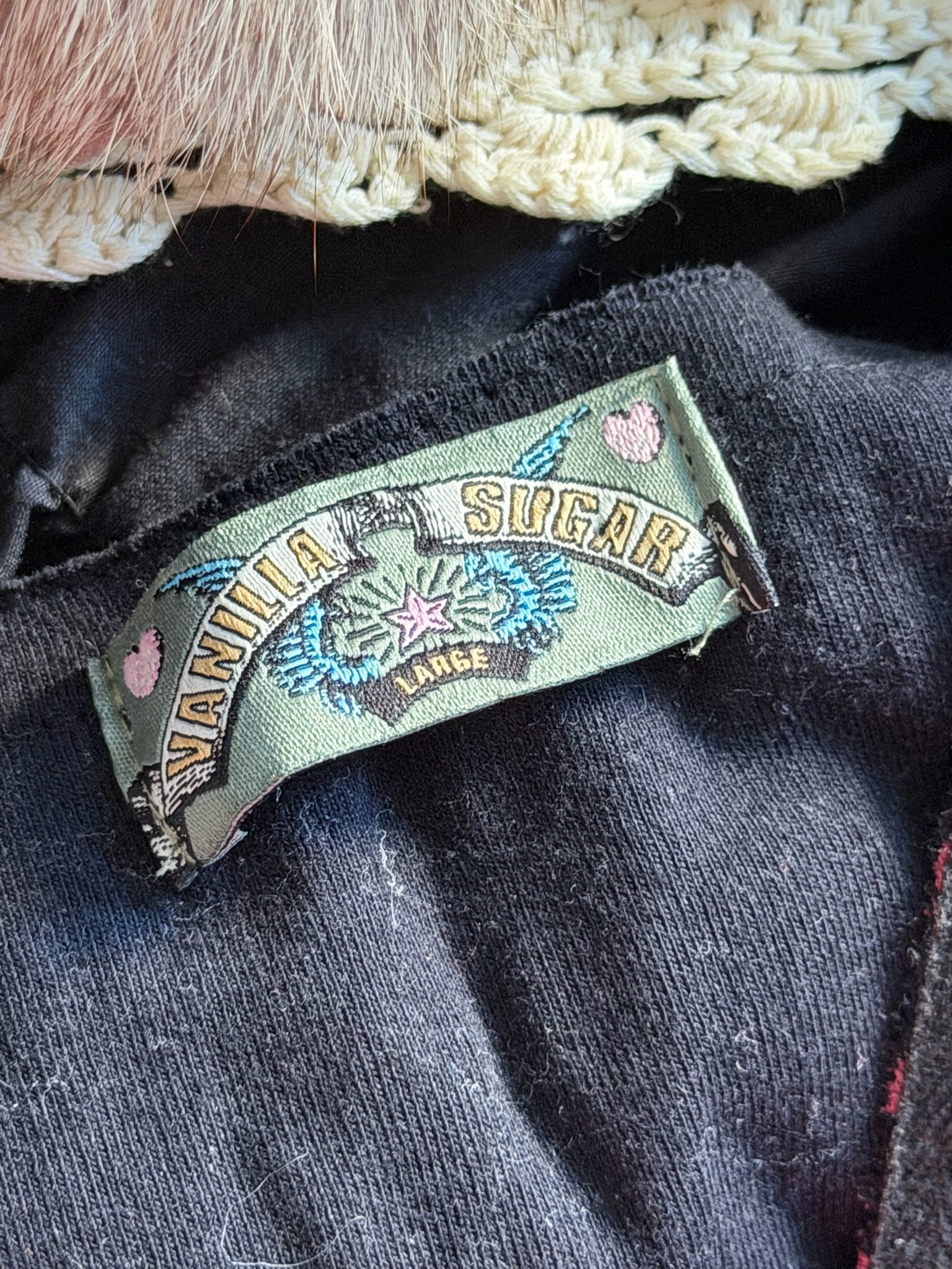 Vintage Vanilla Sugar Lace-Up Graphic Tank – Y2K Gothic Library Print Top