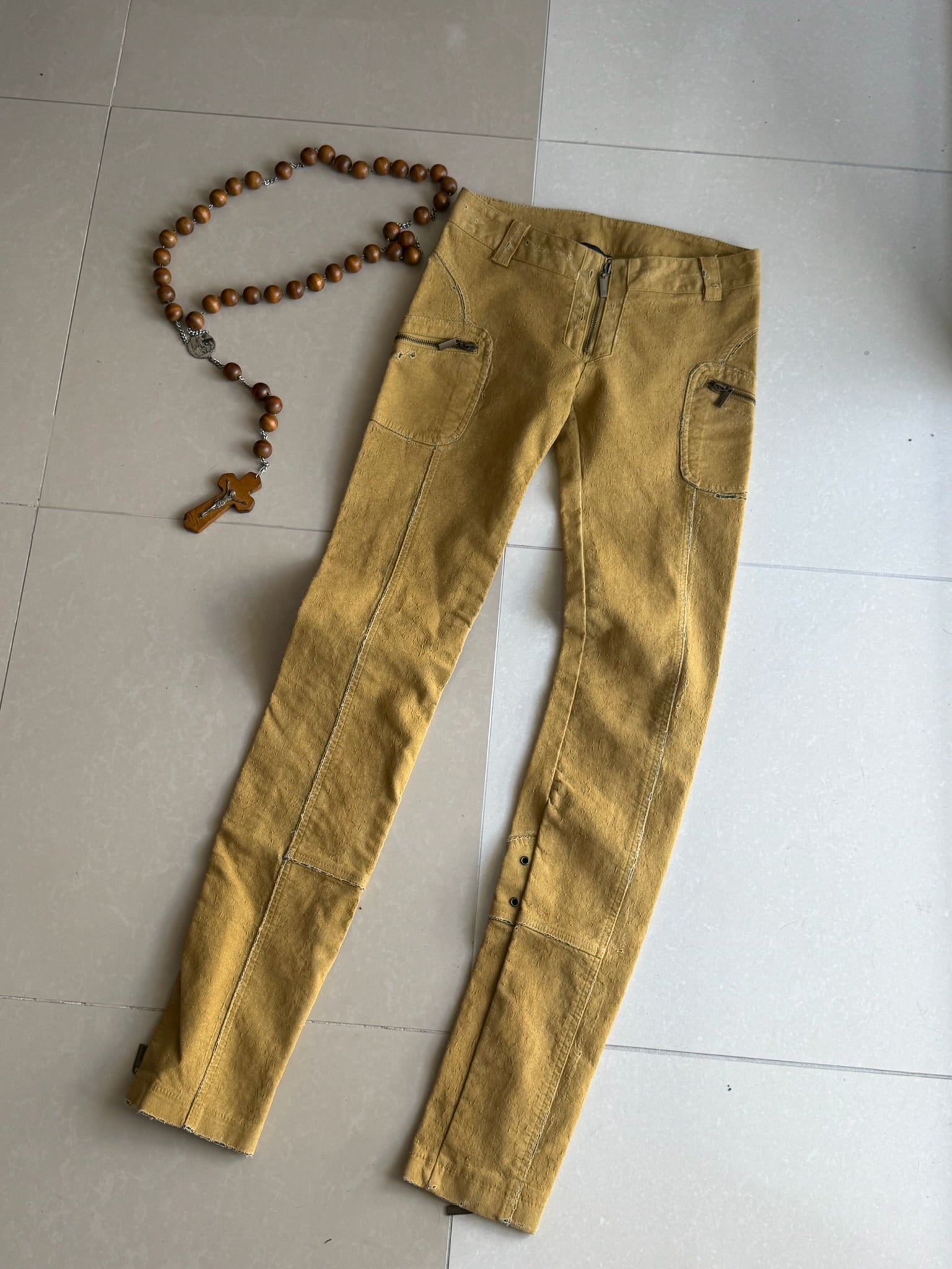 Just Cavalli Distressed Moto Pants 28