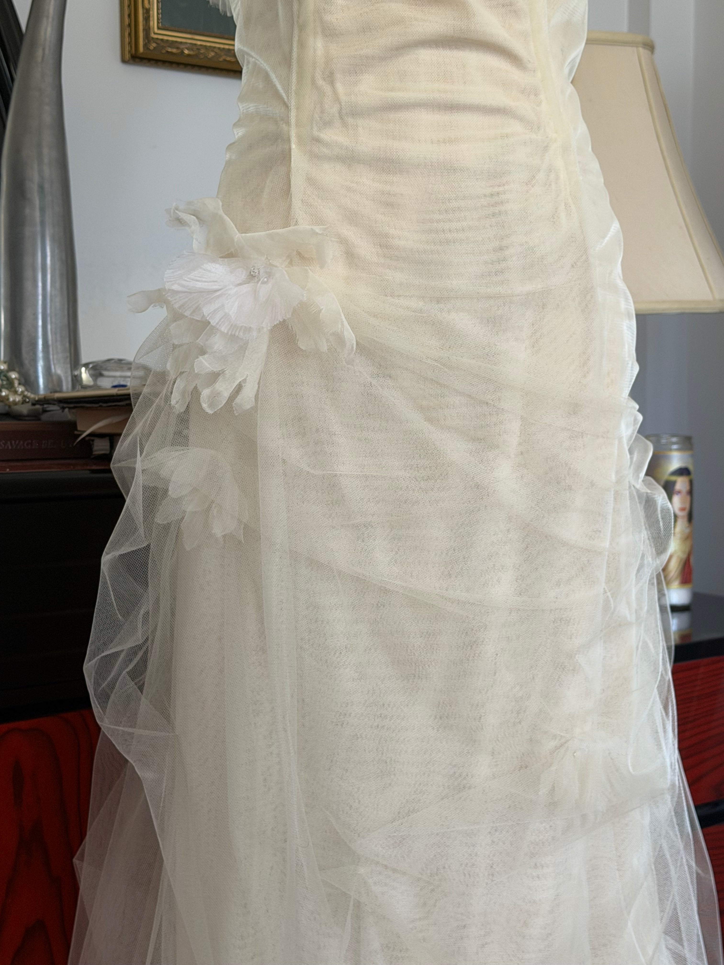 Nina Raynor Strapless Silk
Tulle Gown