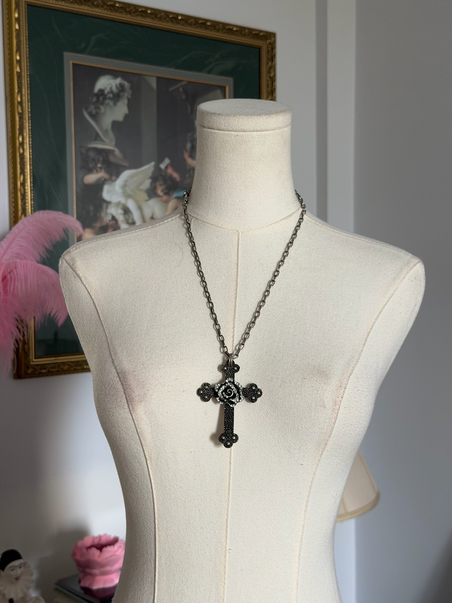 Gothic cross necklace