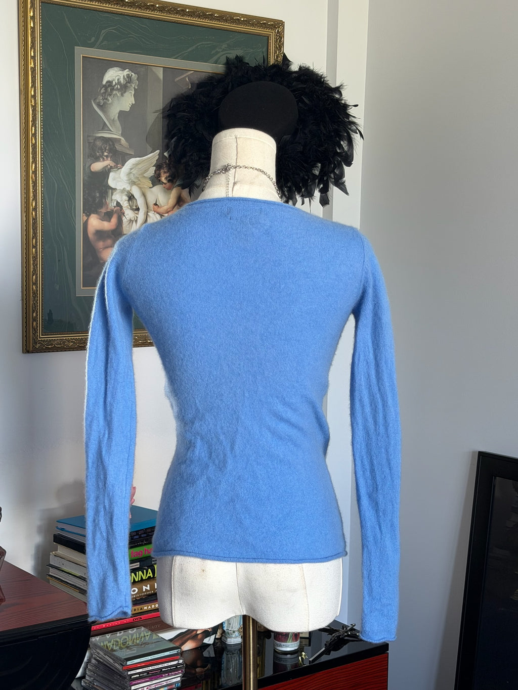 JNY Jones New York 100% Cashmere Sweater – Baby Blue | Size XS
