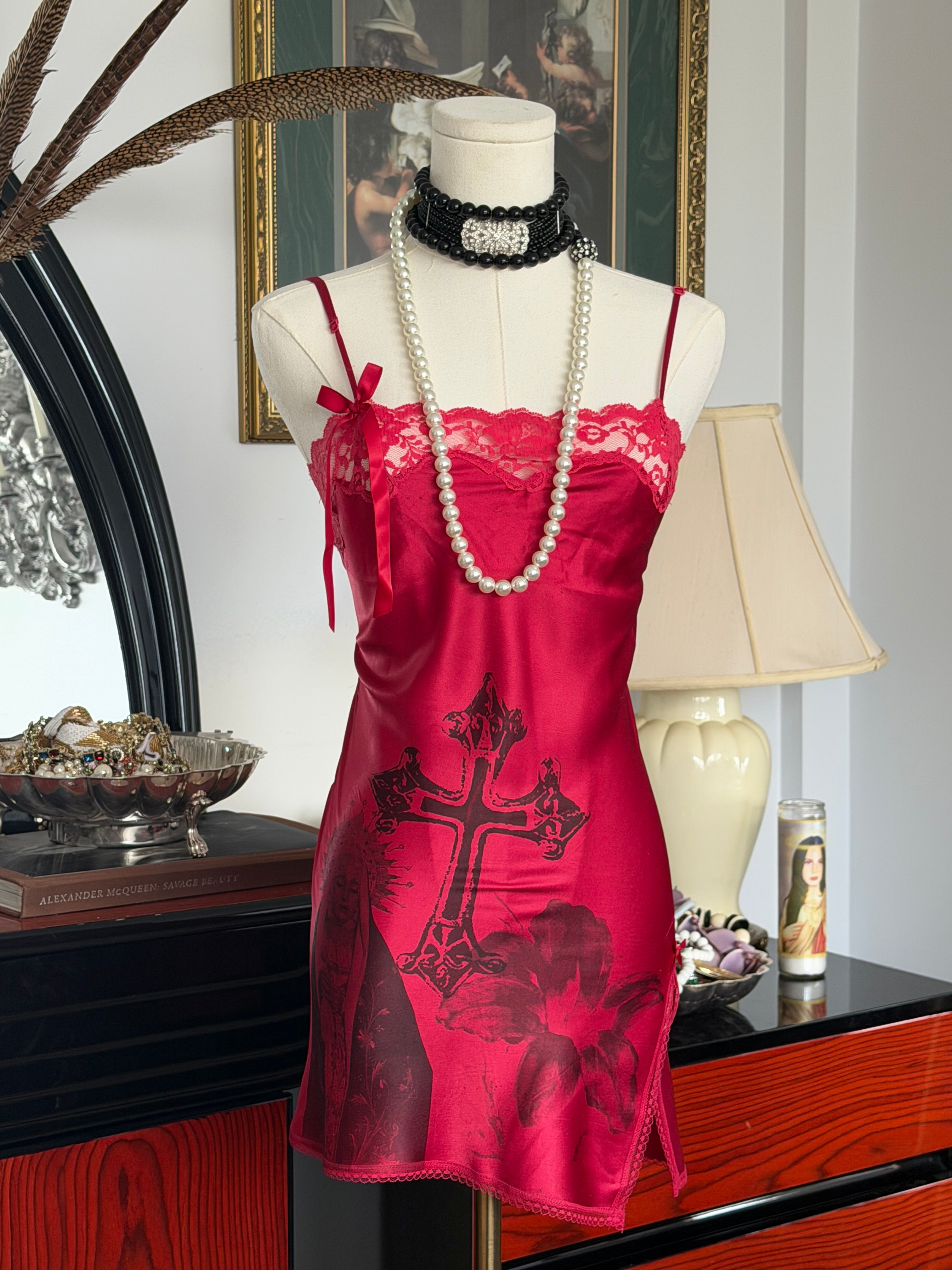 Deep red Arcane slip XS