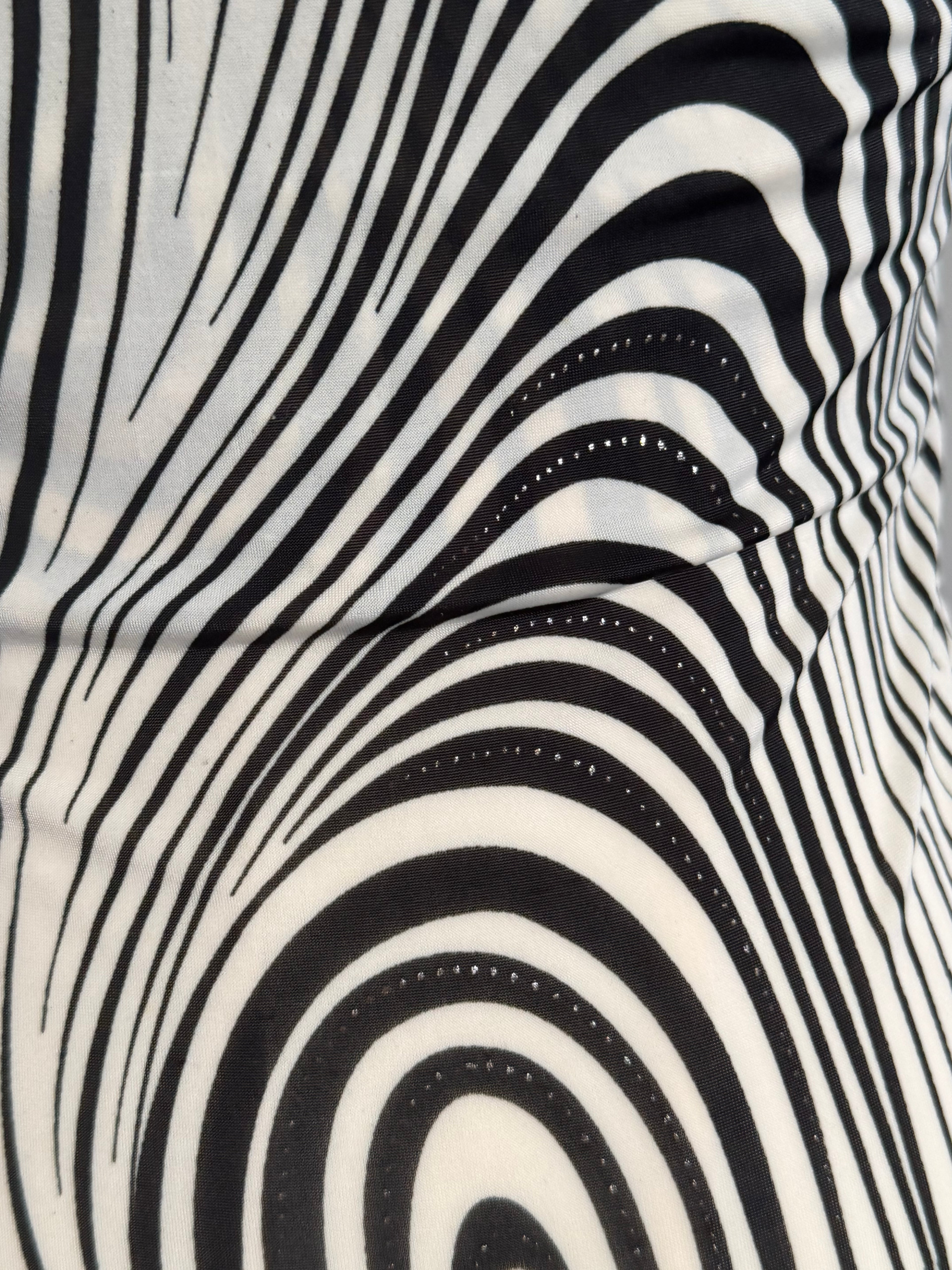 Vintage Y2K Made in USA Optical Illusion Dress - XS-S