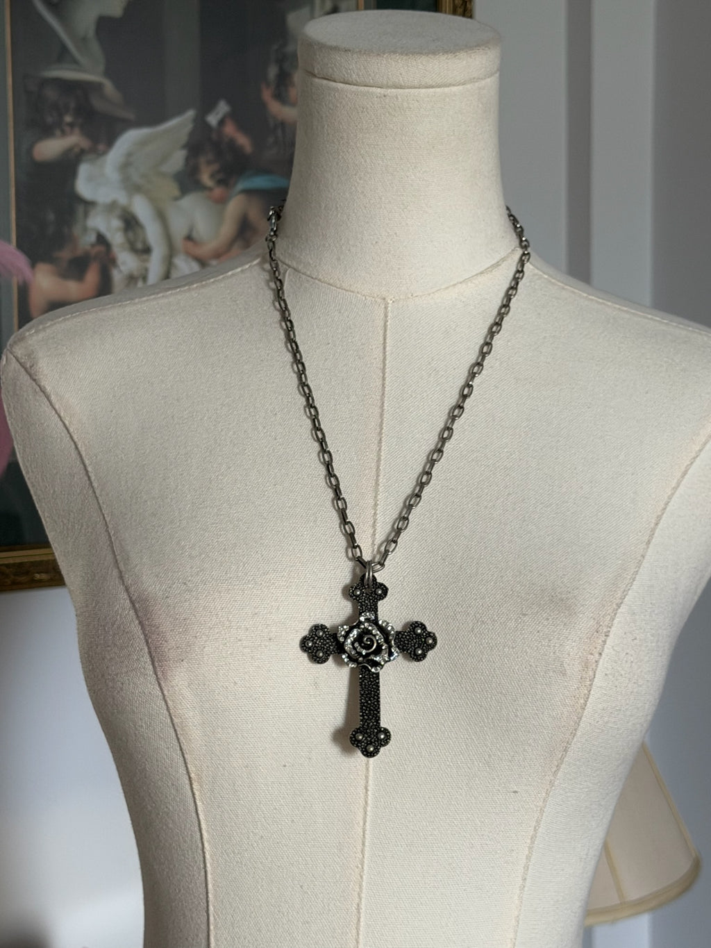 Gothic cross necklace