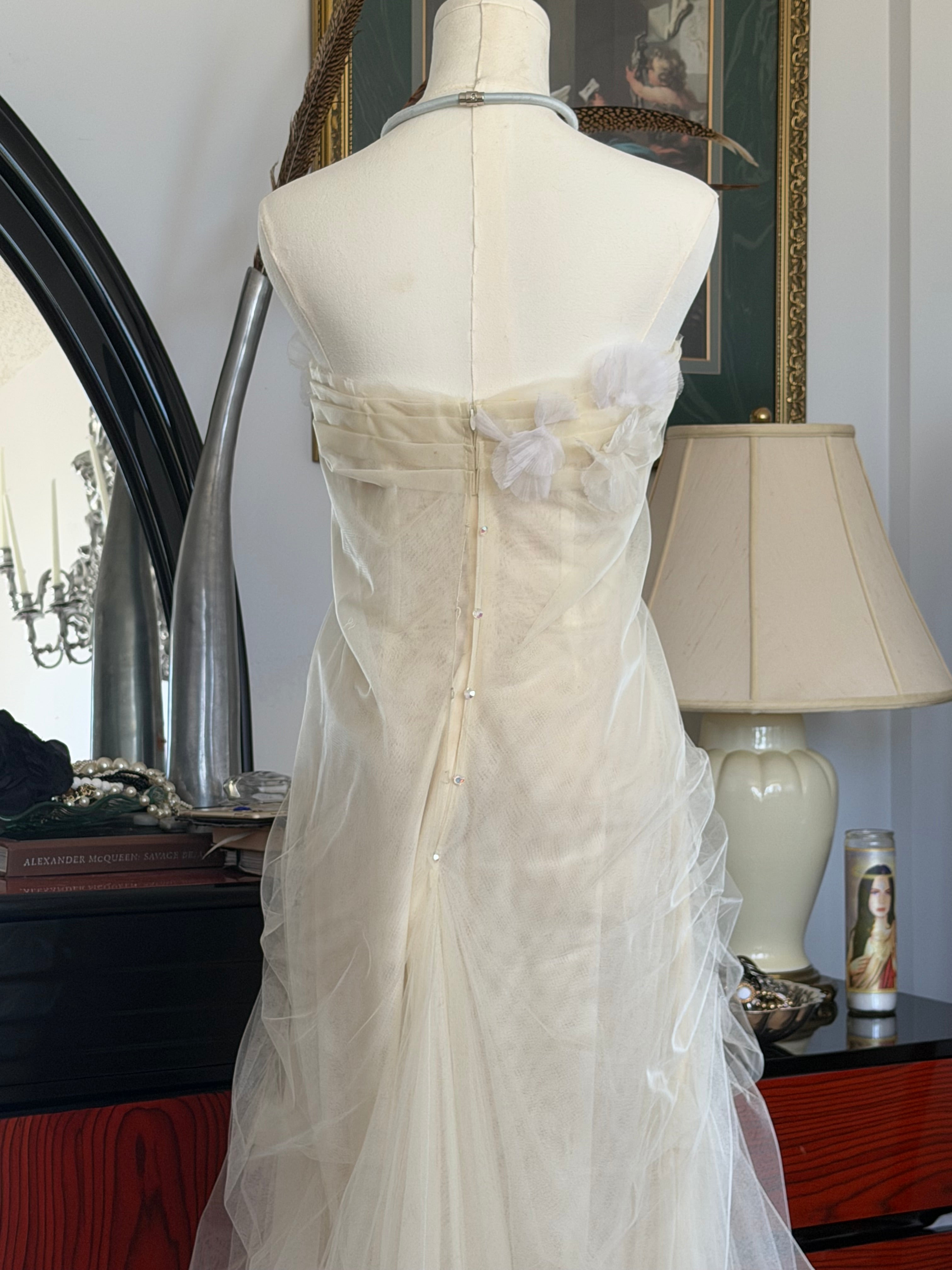 Nina Raynor Strapless Silk
Tulle Gown