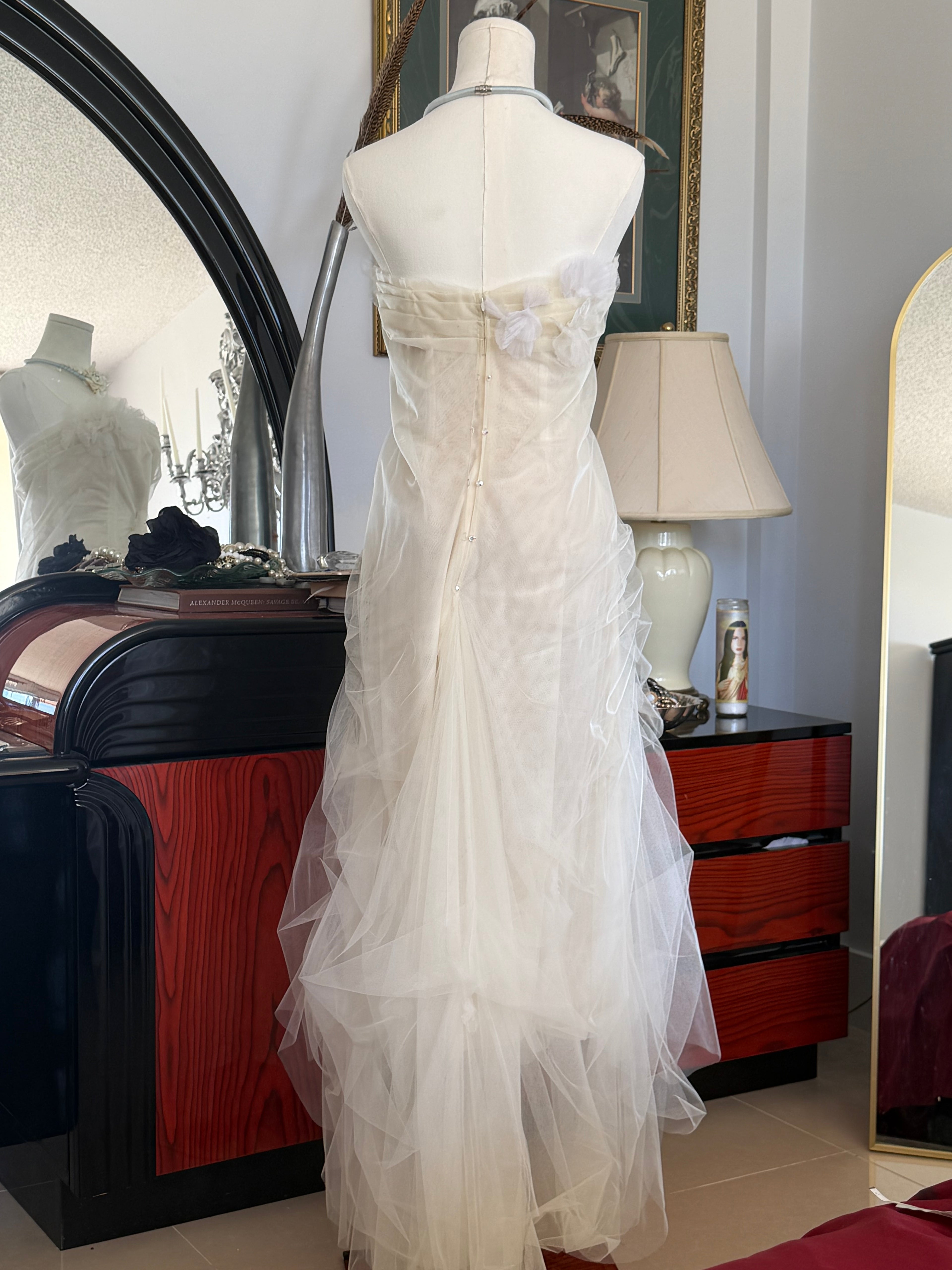 Nina Raynor Strapless Silk
Tulle Gown