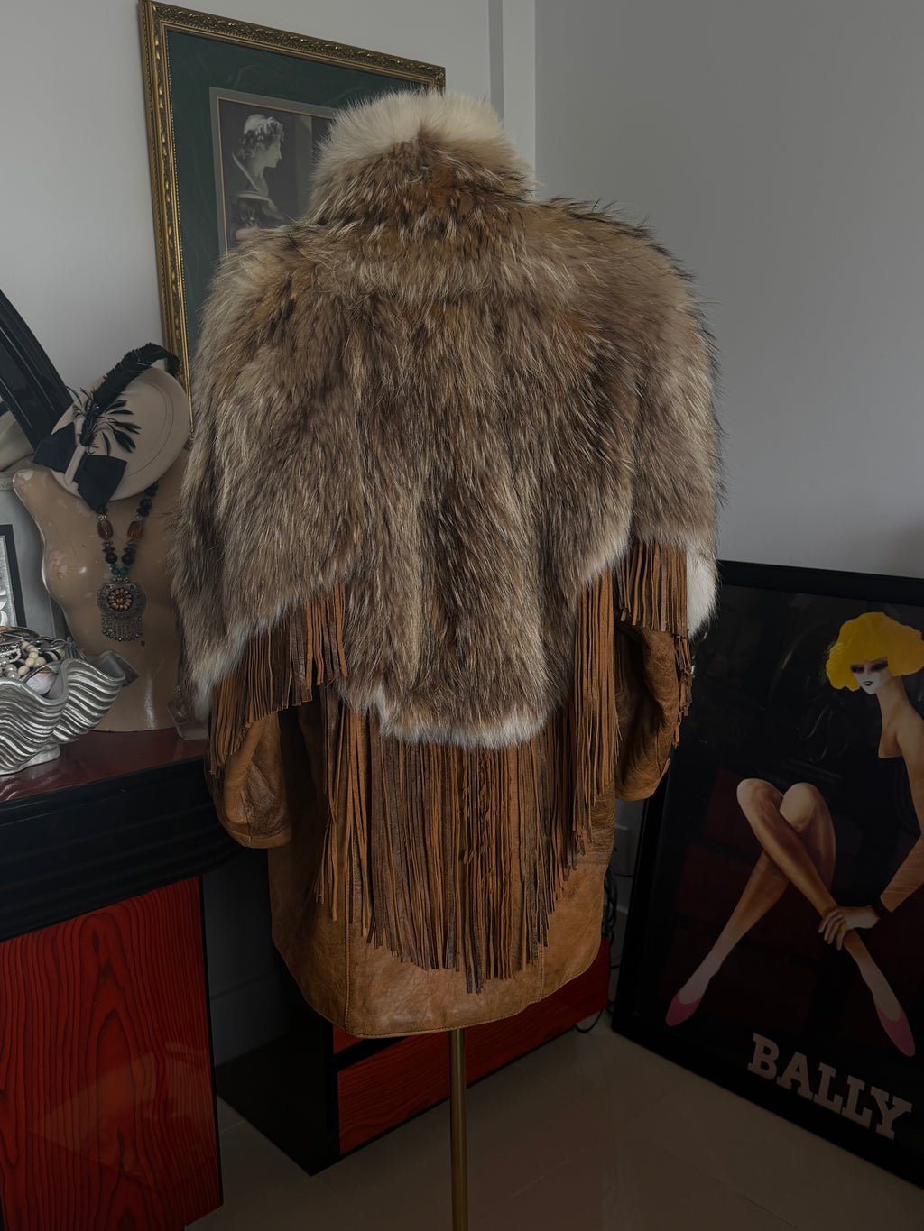 Vintage Genuine Fur & Suede Fringe Coat – Willy Rudke Atlantic City